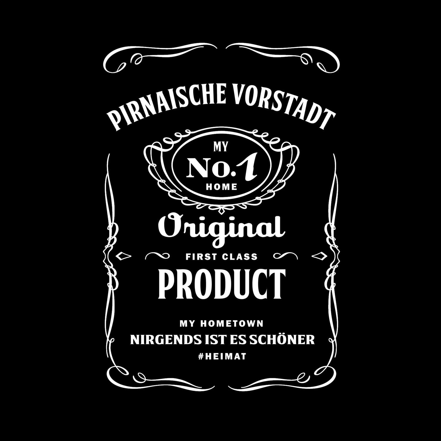 T-Shirt »Jackie« für den Ort »Pirnaische Vorstadt«