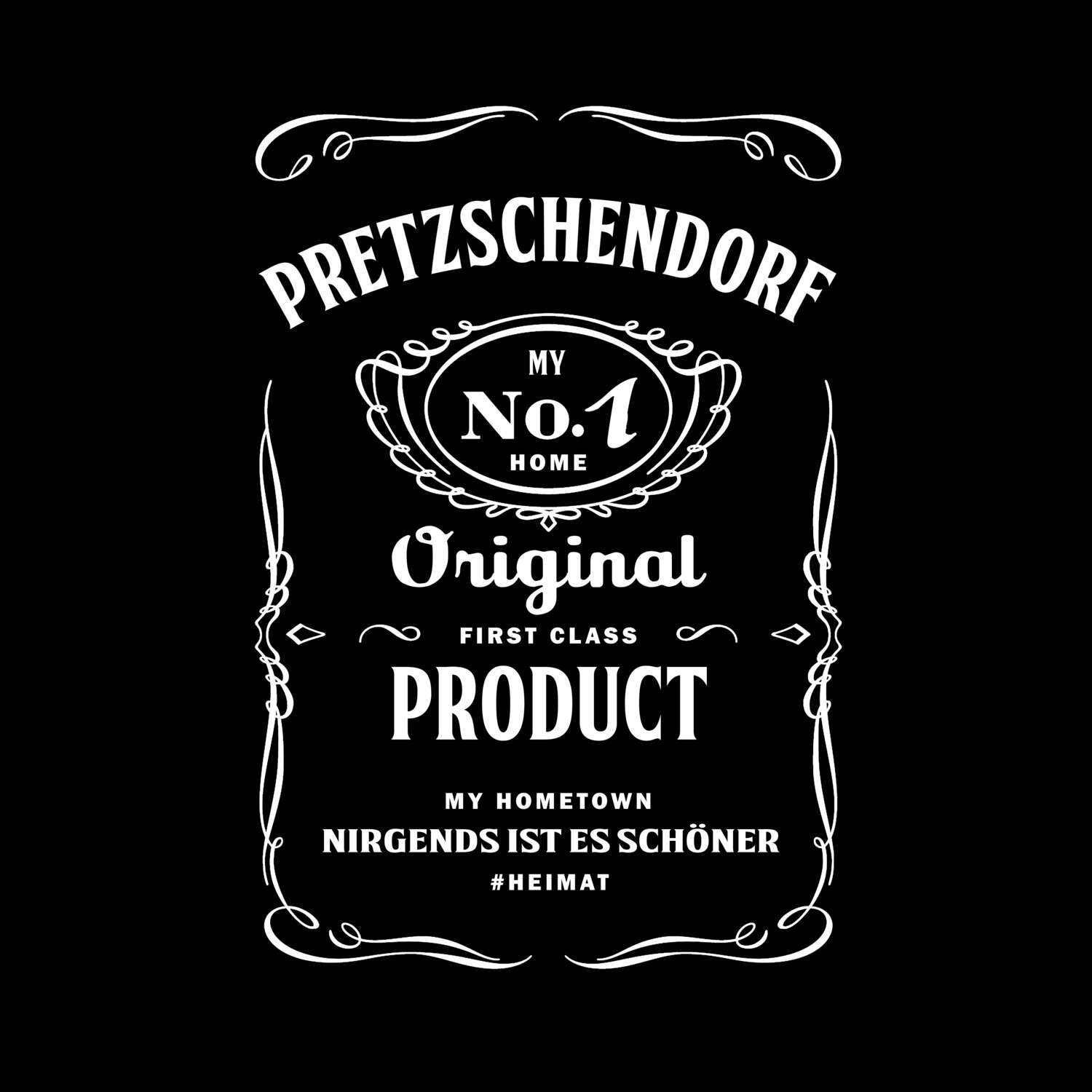 T-Shirt »Jackie« für den Ort »Pretzschendorf«