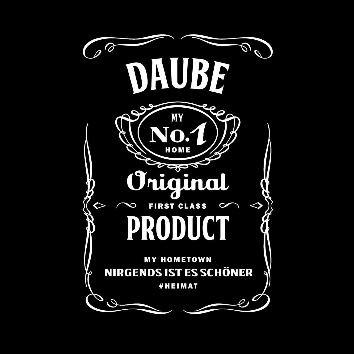 T-Shirt »Jackie« für den Ort »Daube«