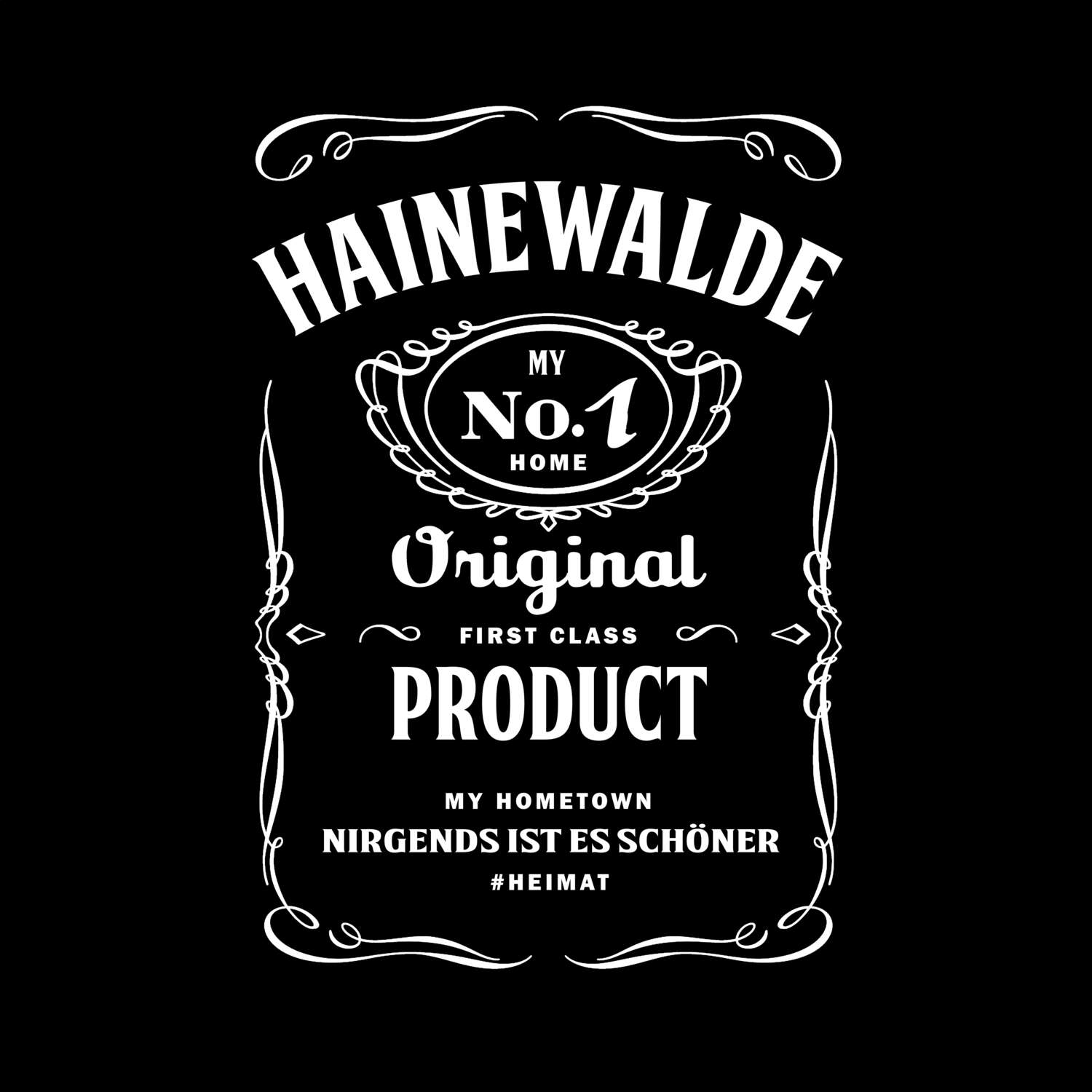 T-Shirt »Jackie« für den Ort »Hainewalde«