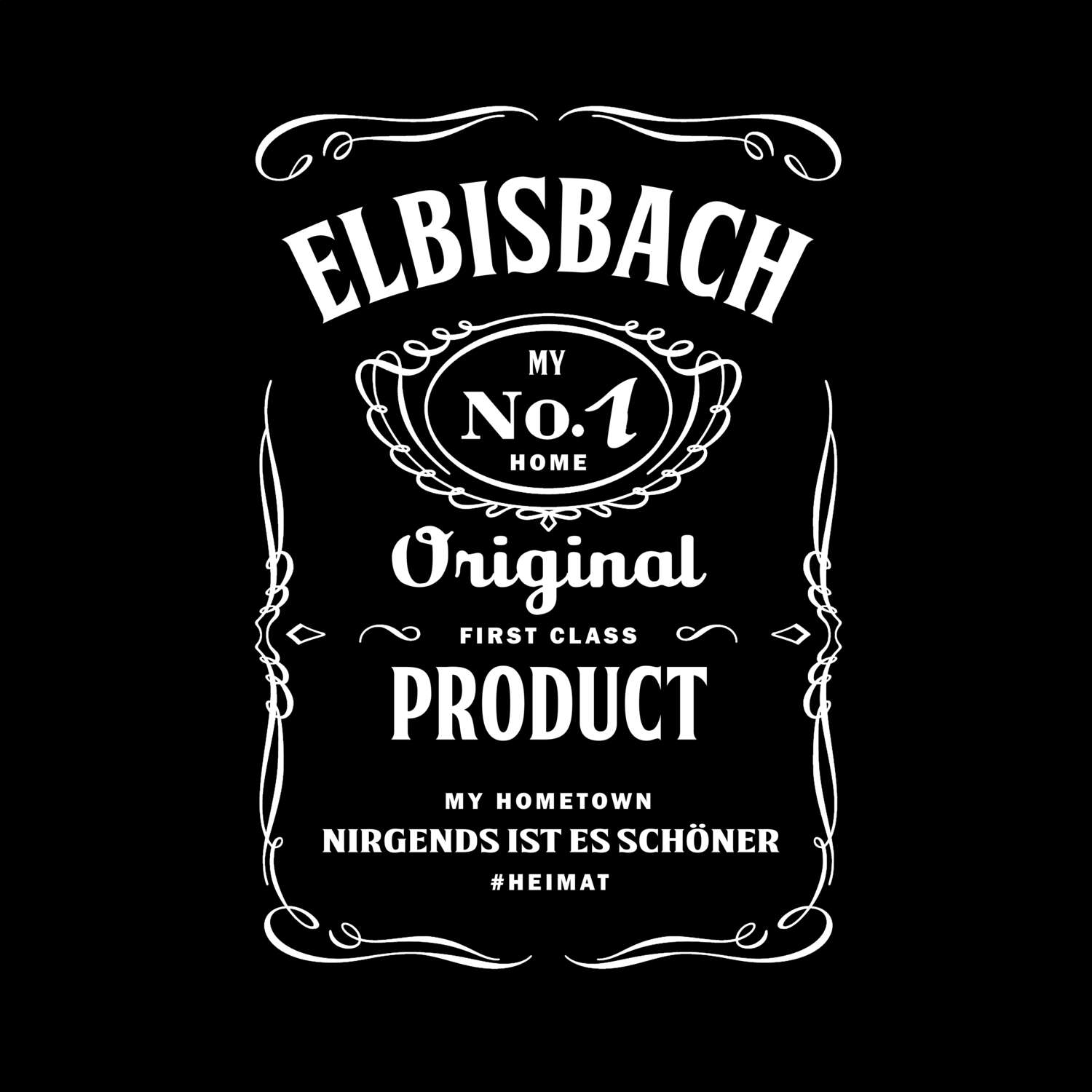 T-Shirt »Jackie« für den Ort »Elbisbach«