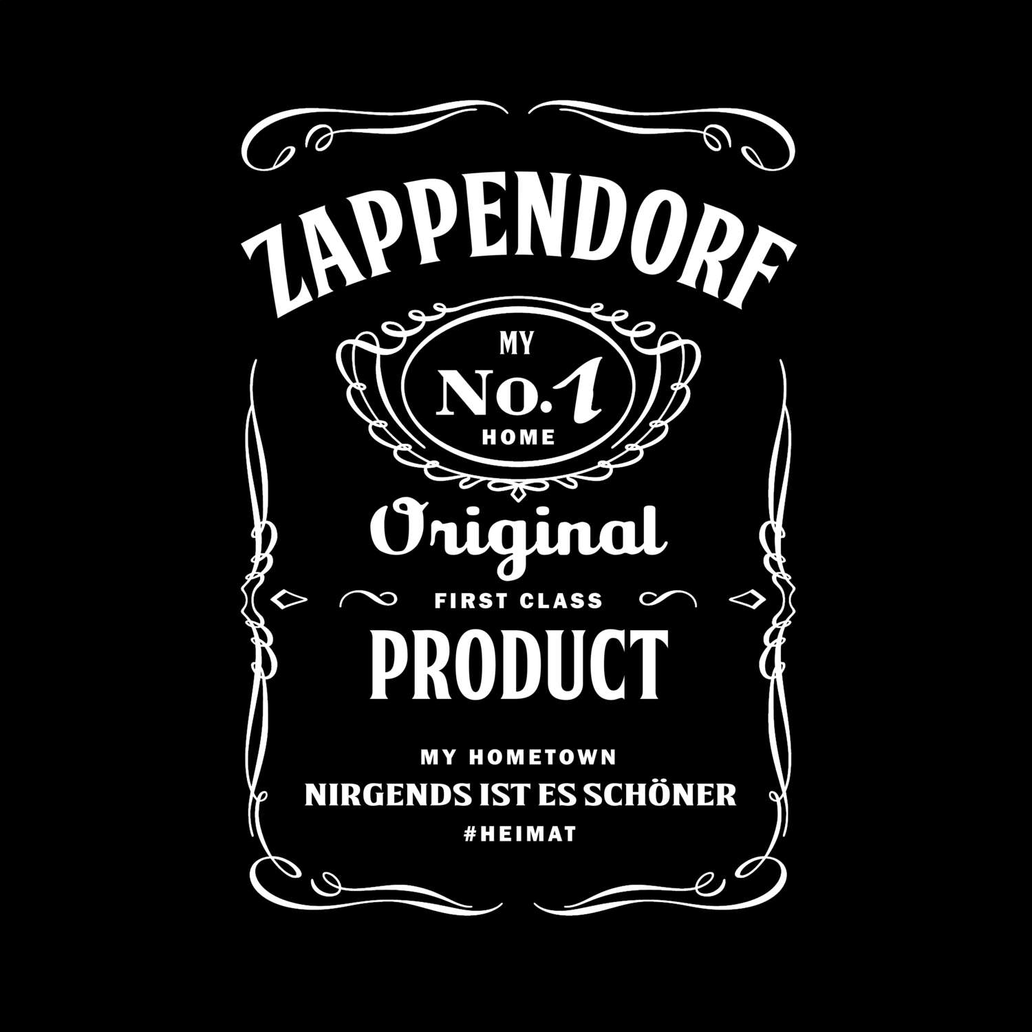 T-Shirt »Jackie« für den Ort »Zappendorf«