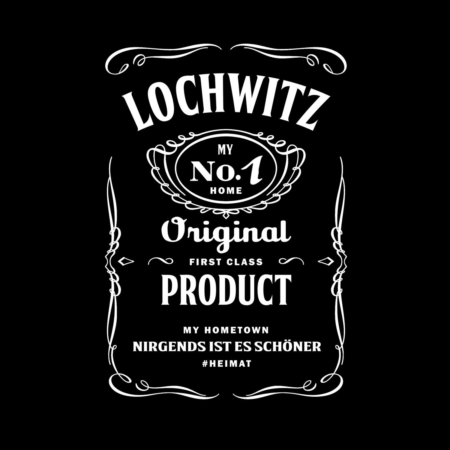 T-Shirt »Jackie« für den Ort »Lochwitz«