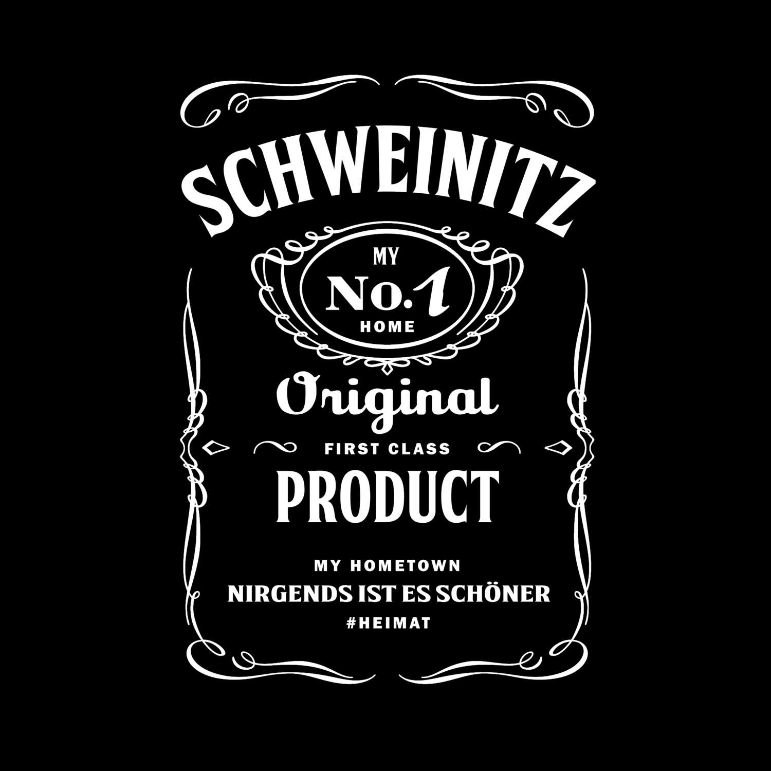 T-Shirt »Jackie« für den Ort »Schweinitz«