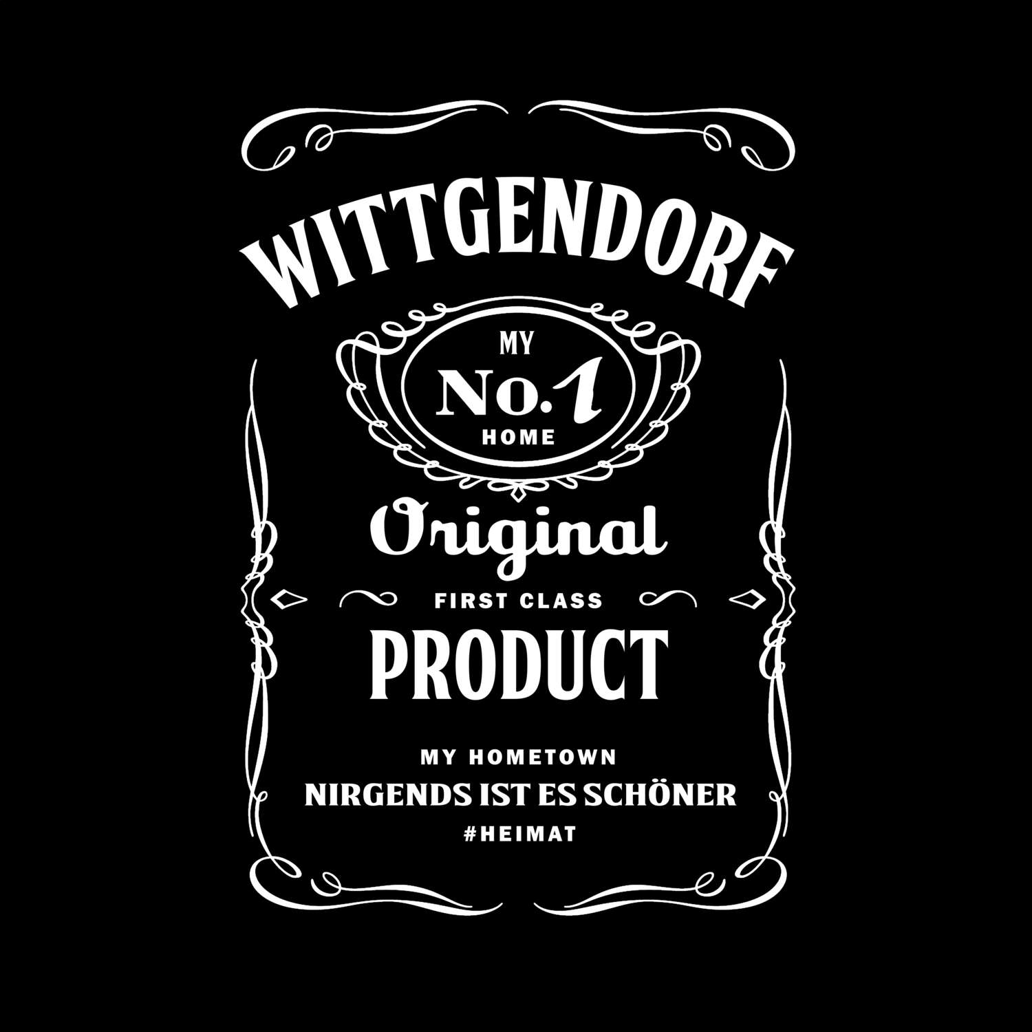 T-Shirt »Jackie« für den Ort »Wittgendorf«