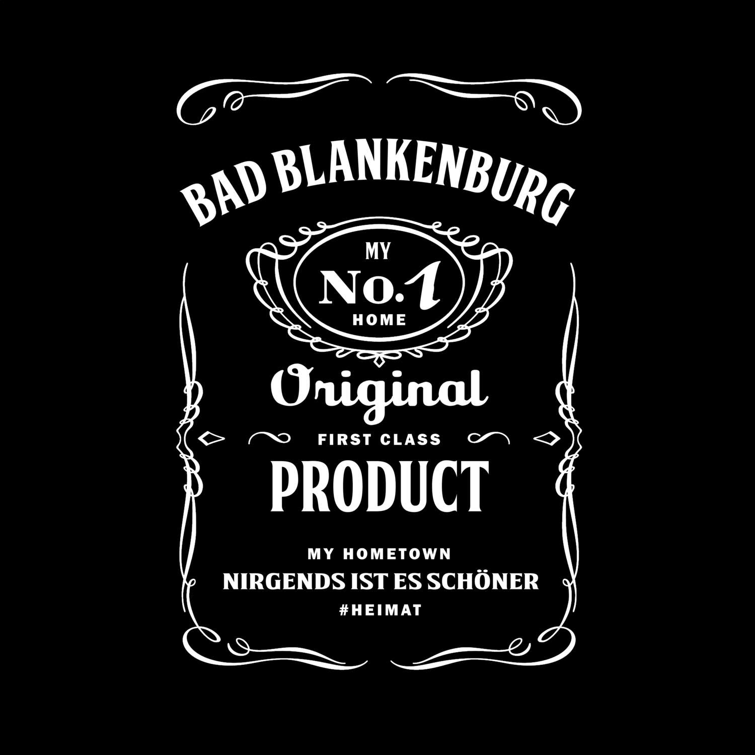 T-Shirt »Jackie« für den Ort »Bad Blankenburg«