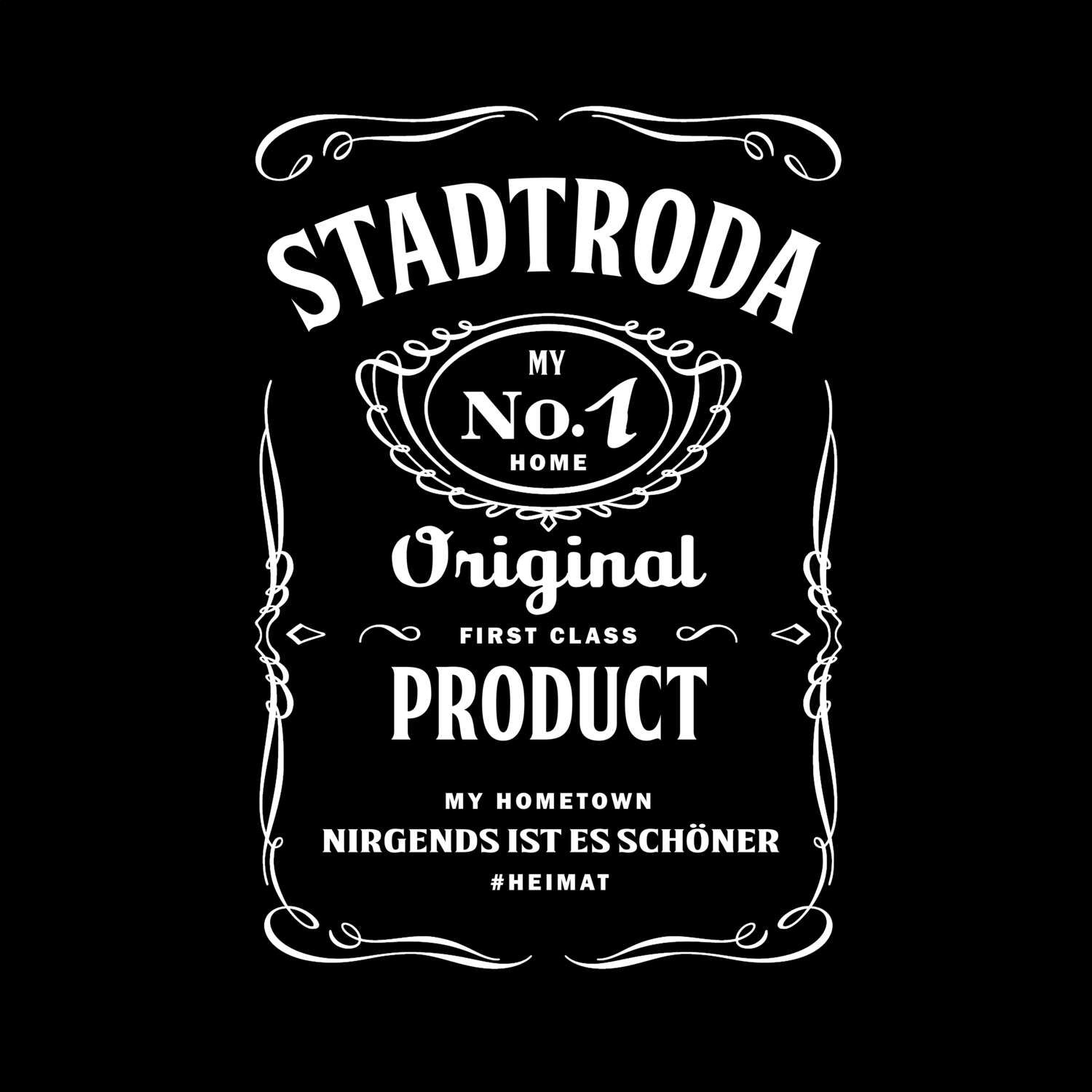 T-Shirt »Jackie« für den Ort »Stadtroda«