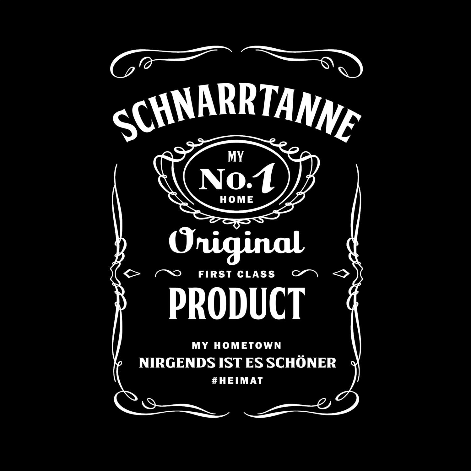 T-Shirt »Jackie« für den Ort »Schnarrtanne«