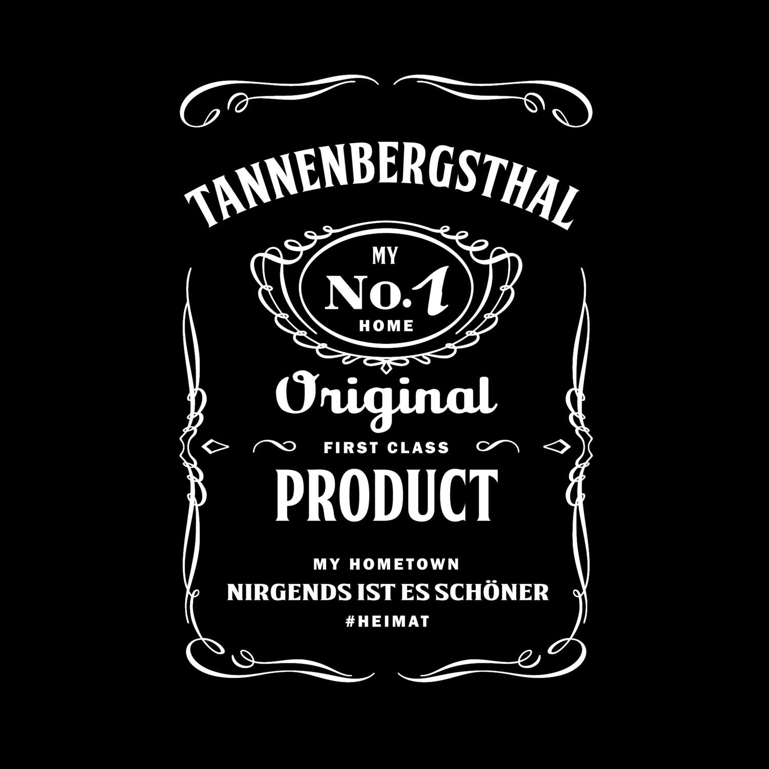 T-Shirt »Jackie« für den Ort »Tannenbergsthal«