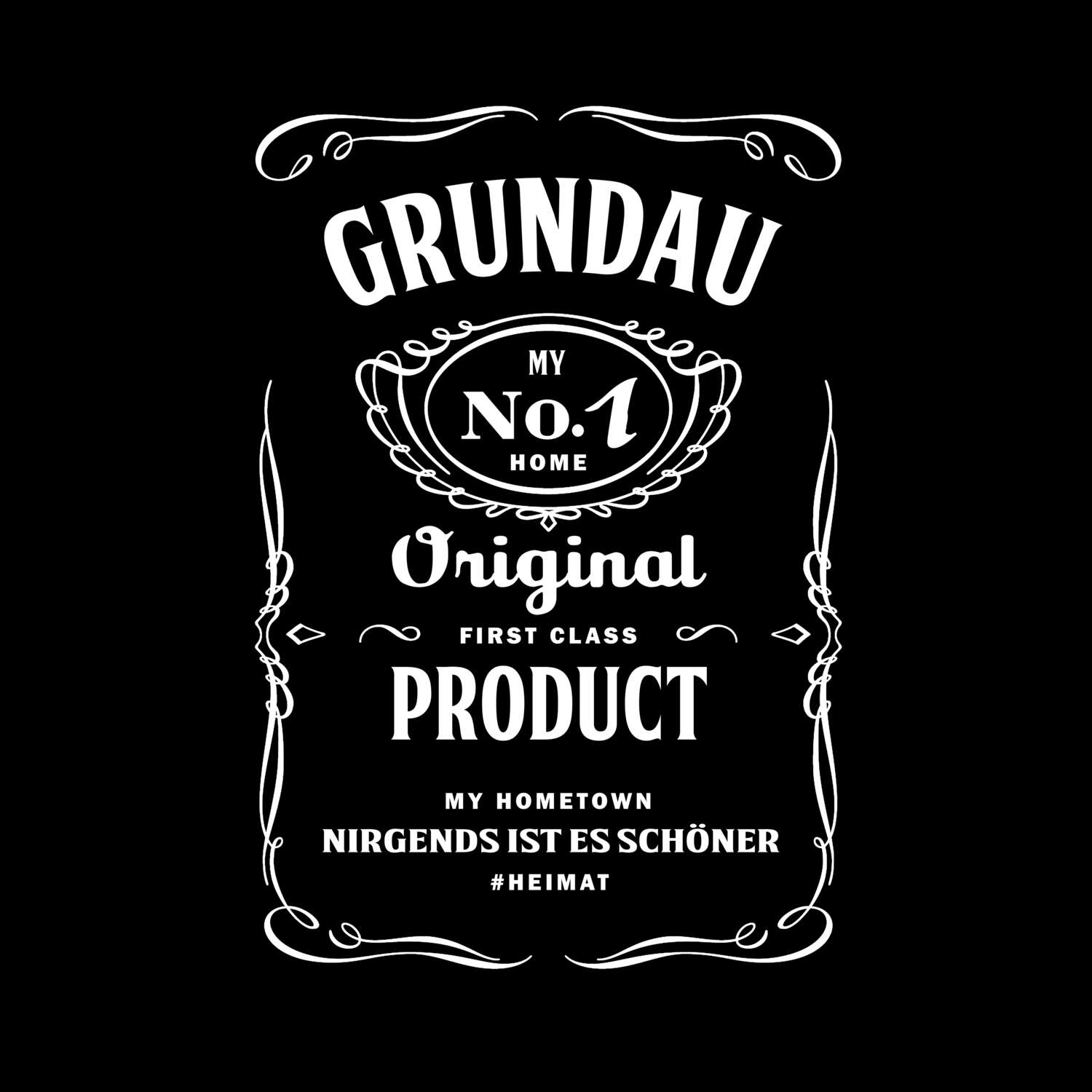 T-Shirt »Jackie« für den Ort »Grundau«