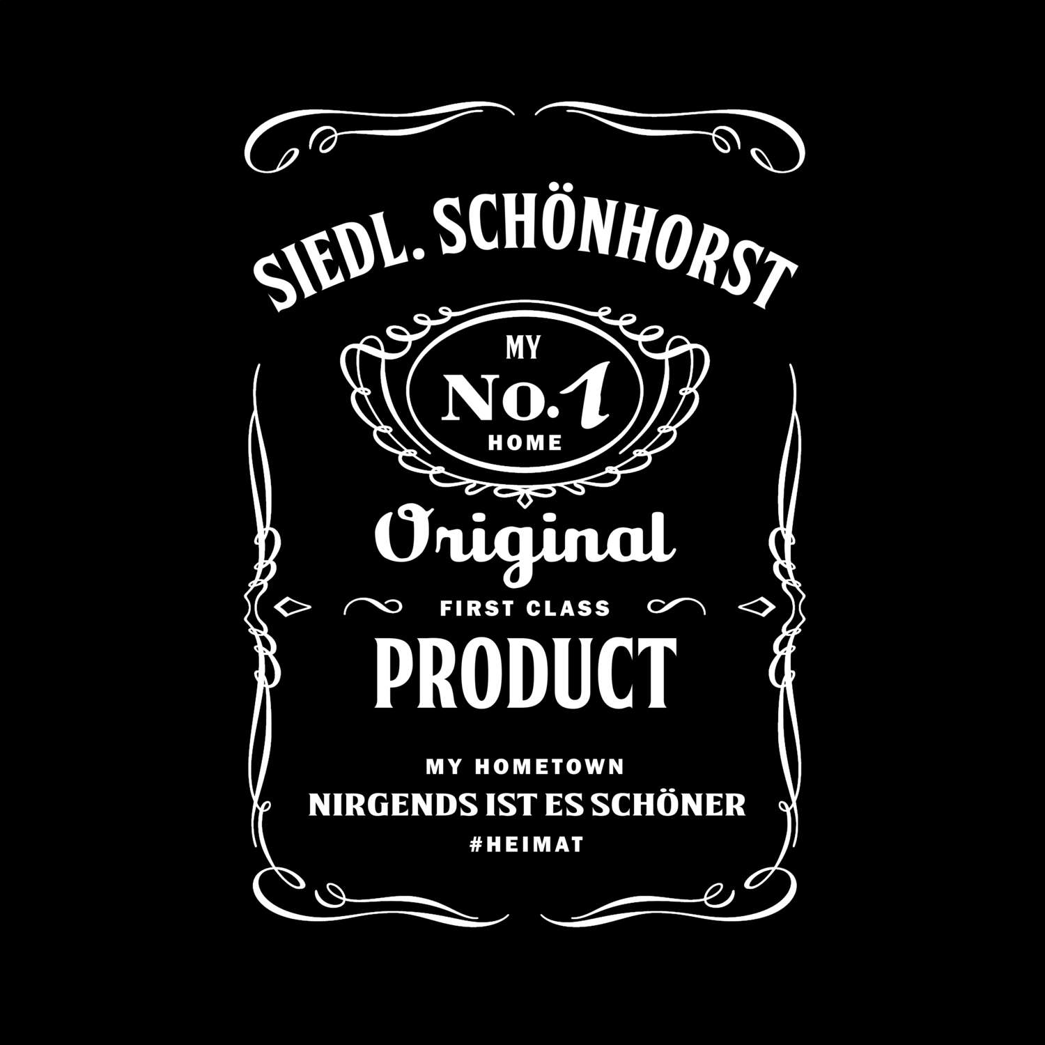 T-Shirt »Jackie« für den Ort »Siedl. Schönhorst«