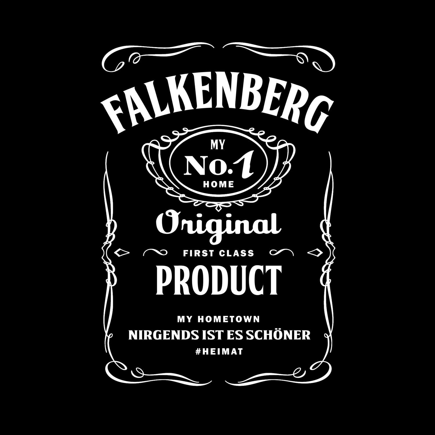 T-Shirt »Jackie« für den Ort »Falkenberg«