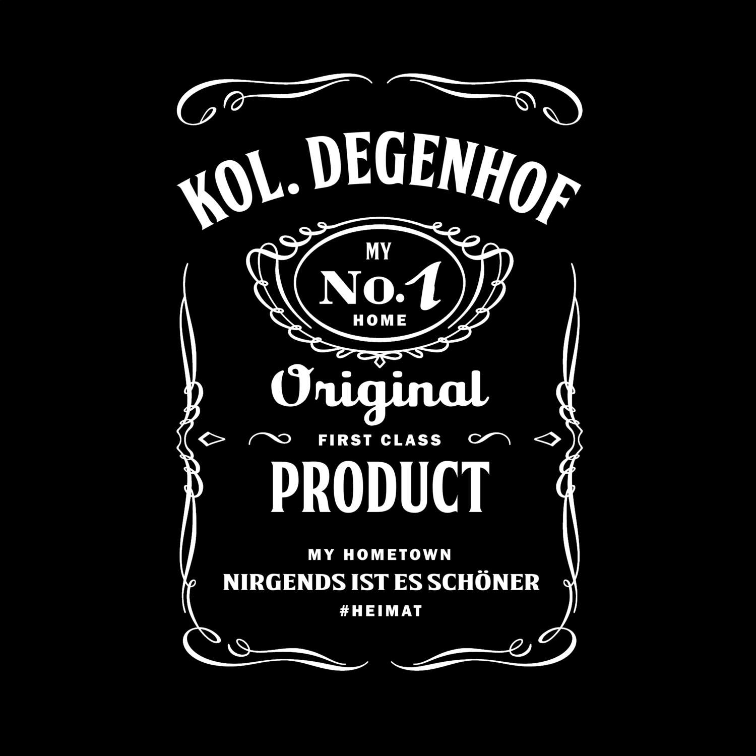 T-Shirt »Jackie« für den Ort »Kol. Degenhof«