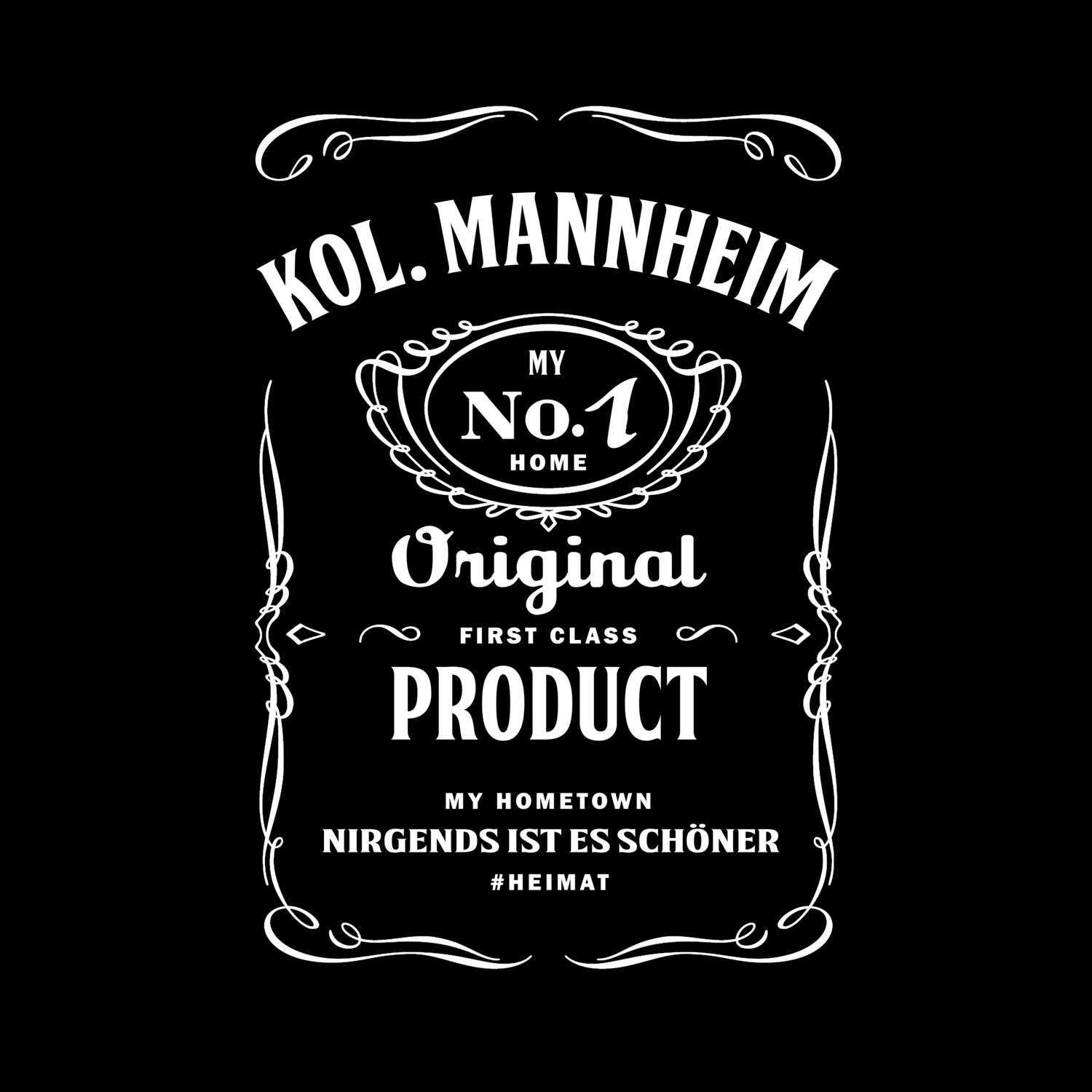 T-Shirt »Jackie« für den Ort »Kol. Mannheim«