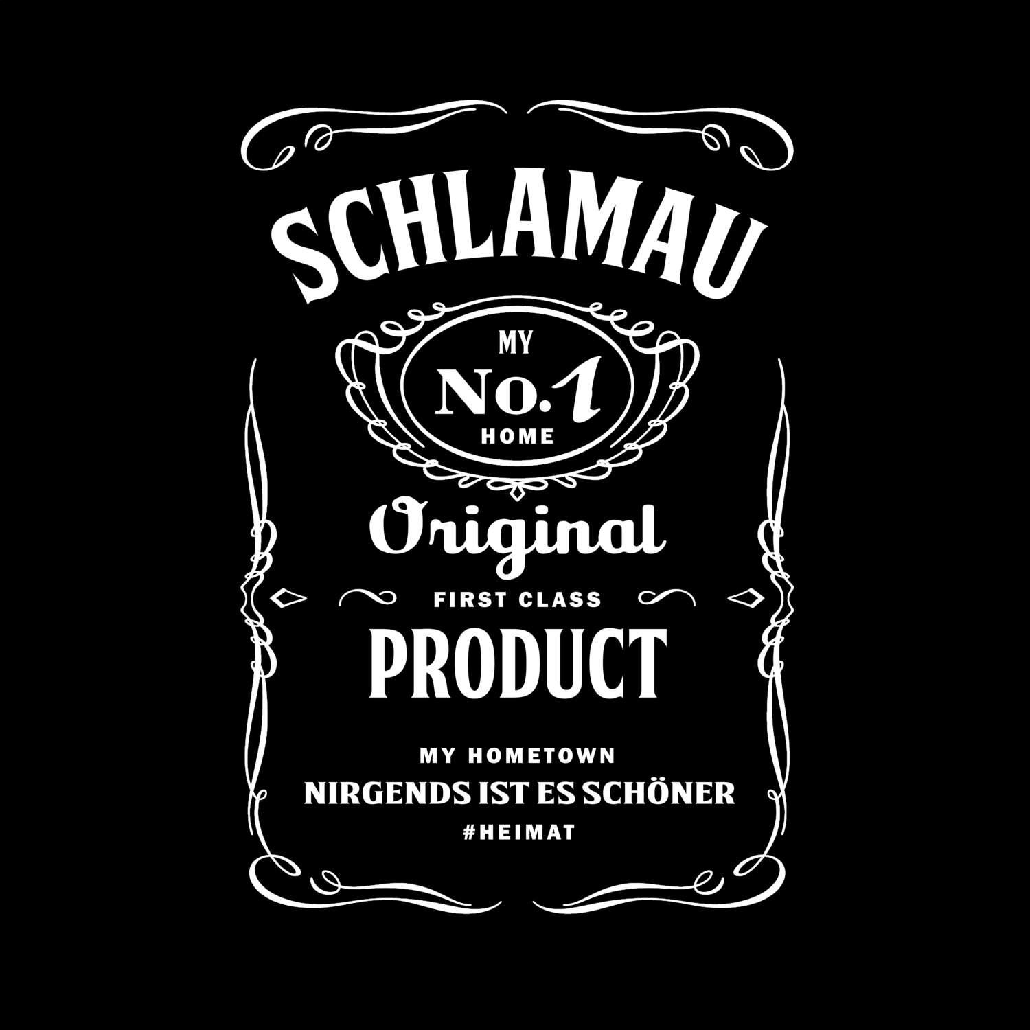 T-Shirt »Jackie« für den Ort »Schlamau«