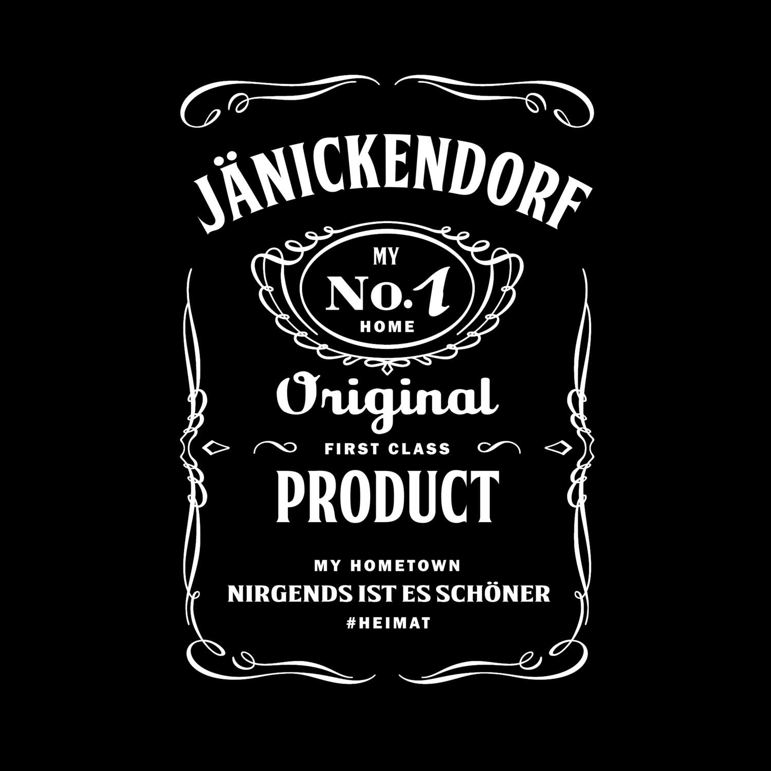 T-Shirt »Jackie« für den Ort »Jänickendorf«