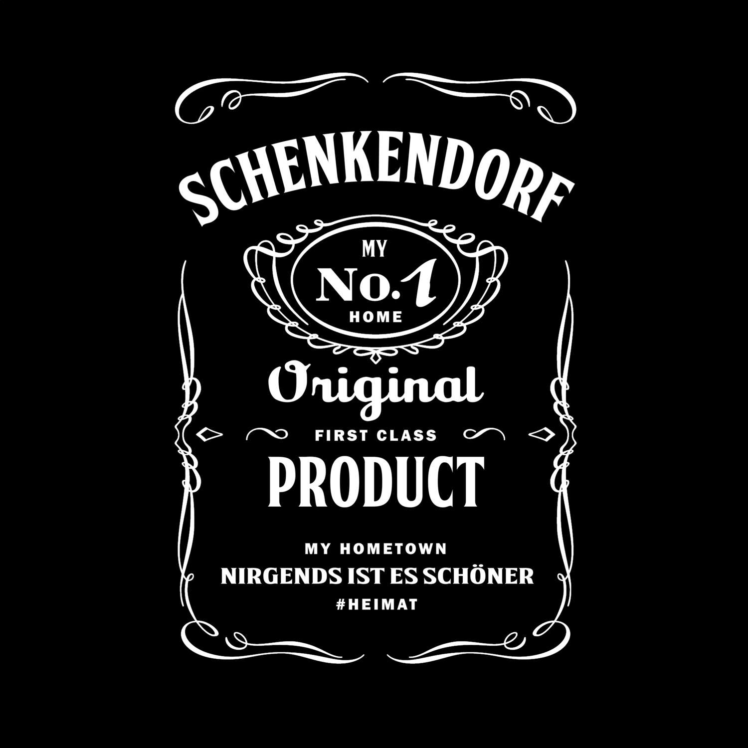 T-Shirt »Jackie« für den Ort »Schenkendorf«