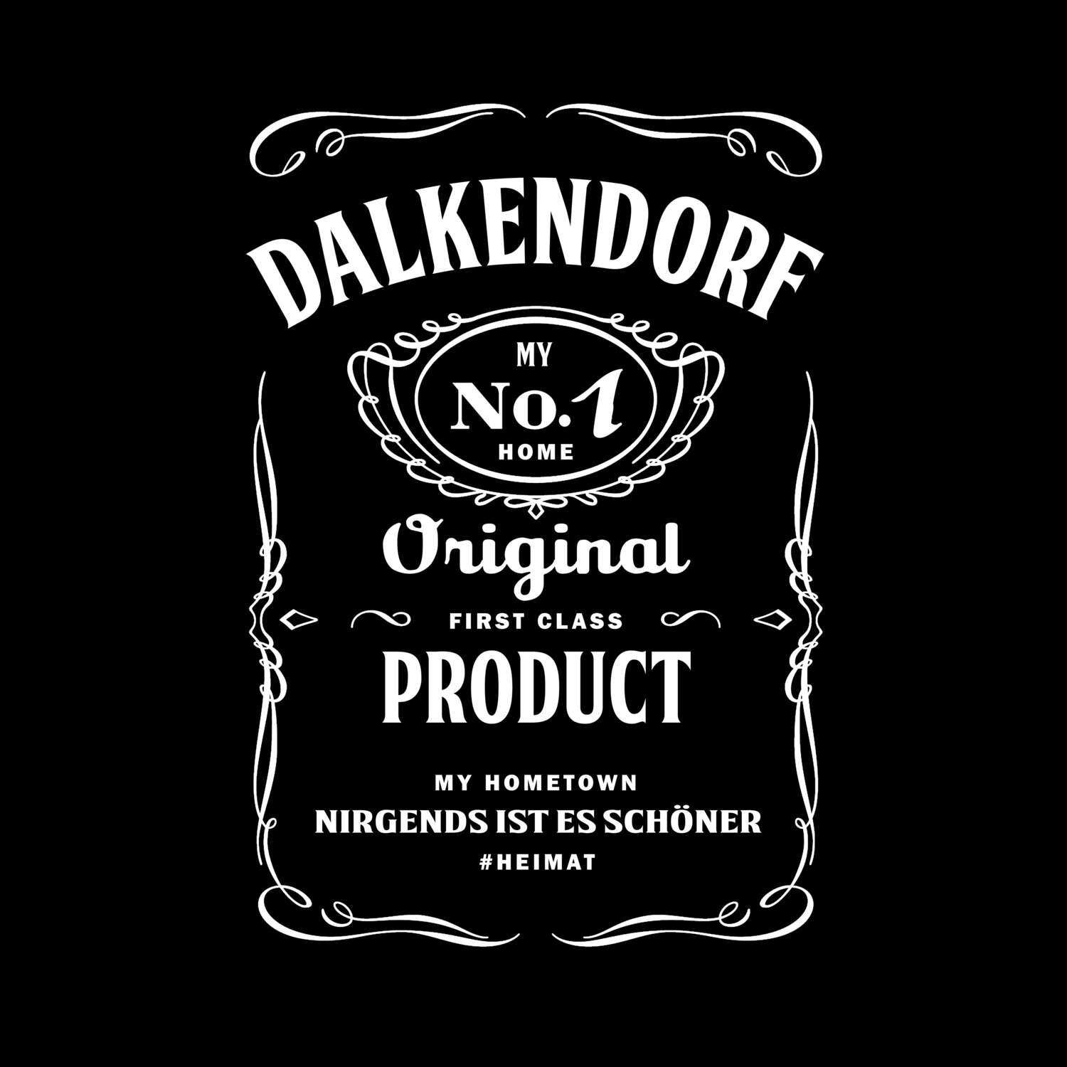 T-Shirt »Jackie« für den Ort »Dalkendorf«