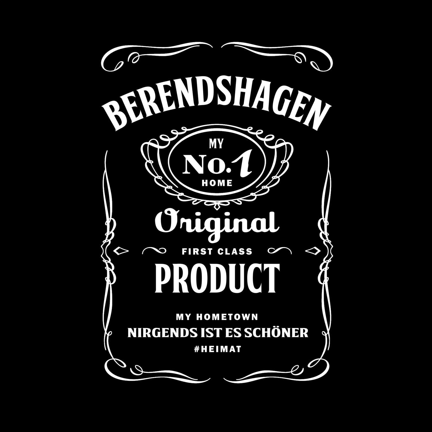 T-Shirt »Jackie« für den Ort »Berendshagen«