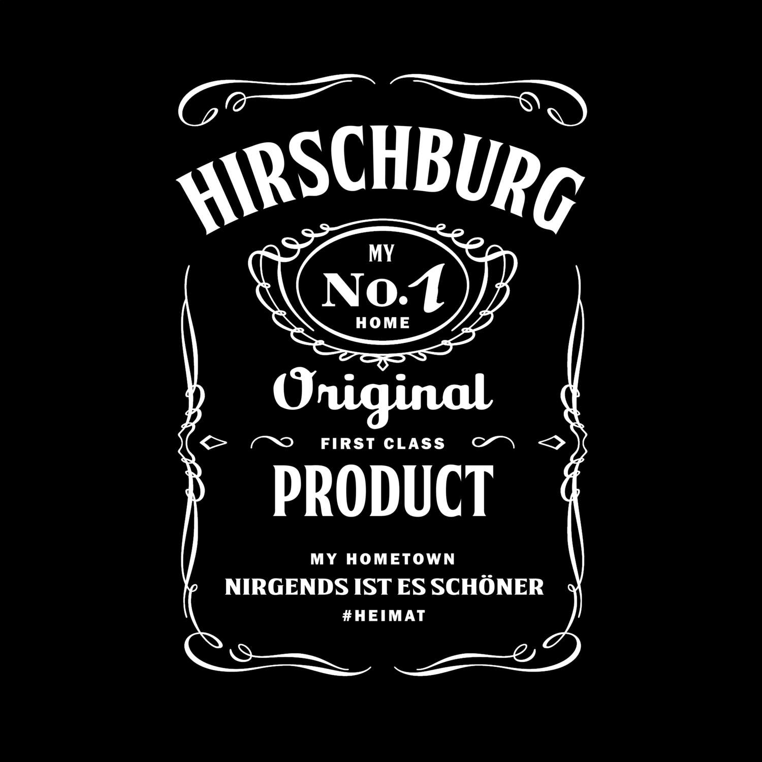 T-Shirt »Jackie« für den Ort »Hirschburg«