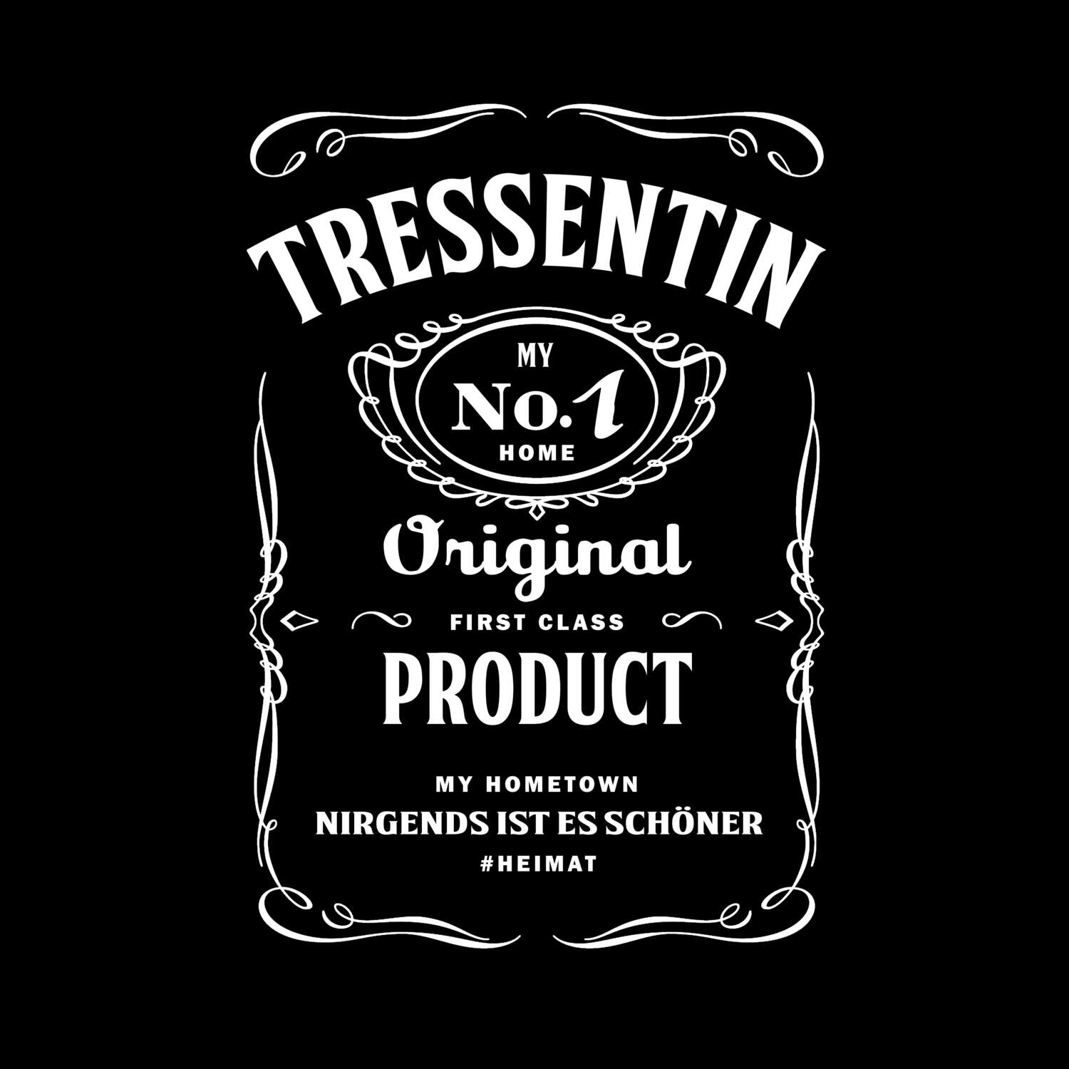 T-Shirt »Jackie« für den Ort »Tressentin«