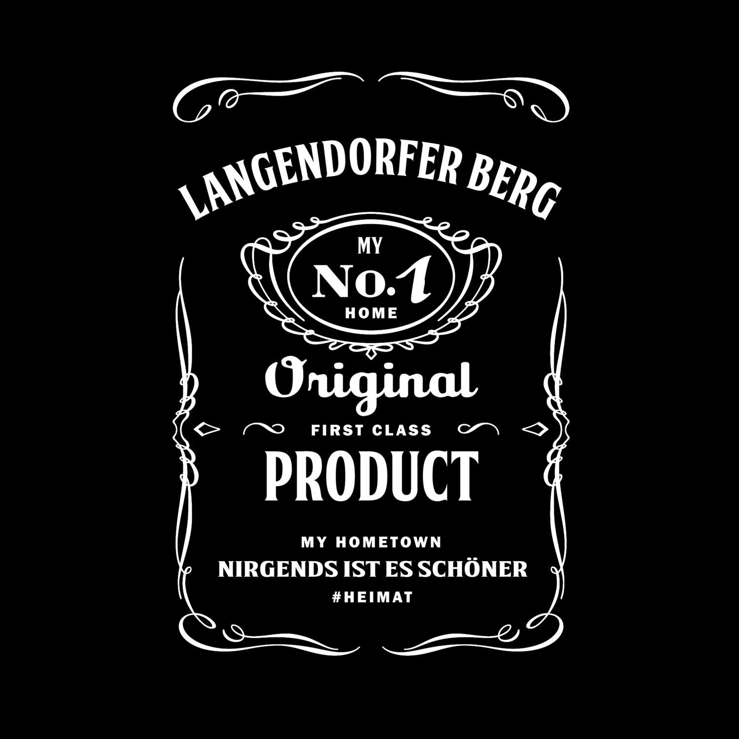 T-Shirt »Jackie« für den Ort »Langendorfer Berg«