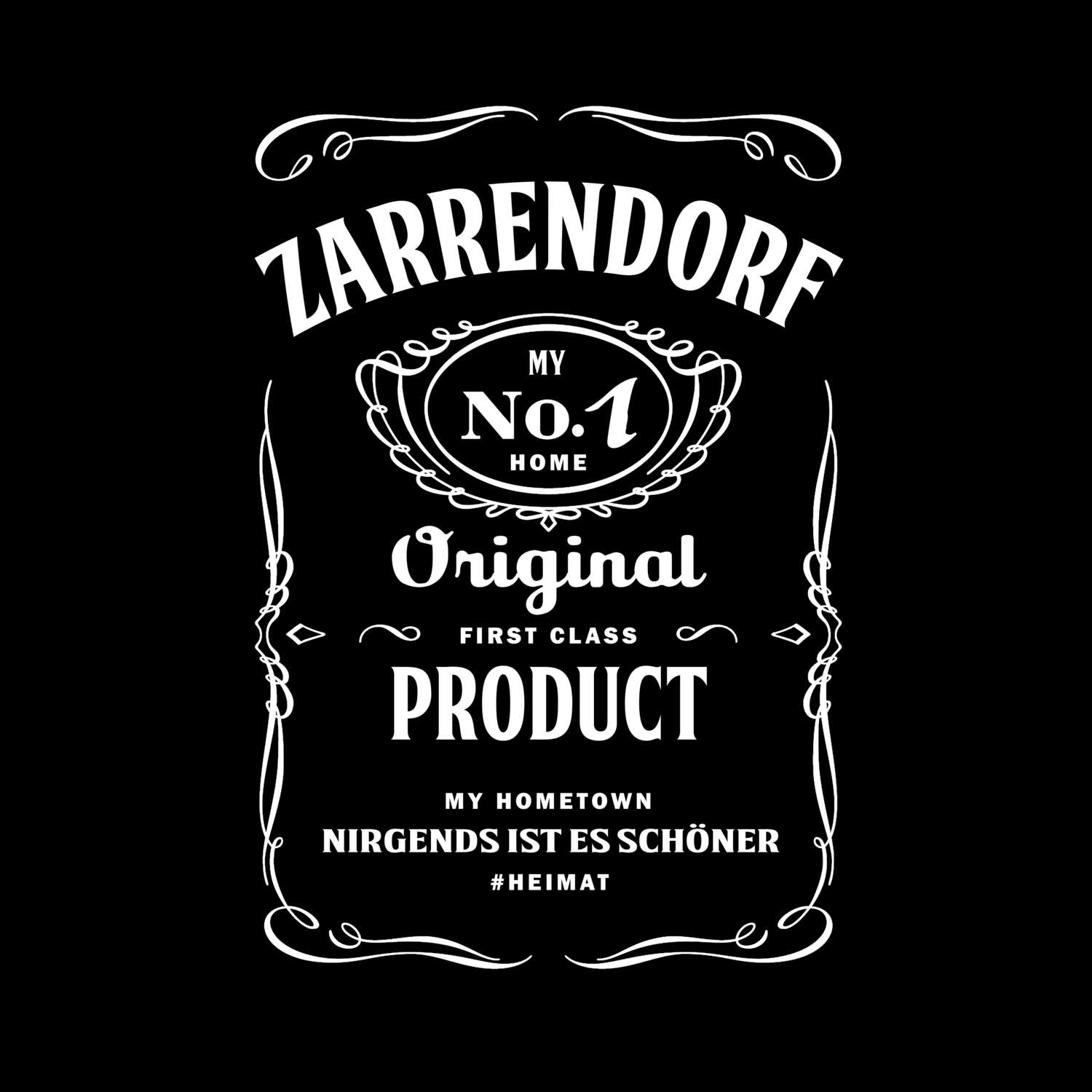 T-Shirt »Jackie« für den Ort »Zarrendorf«