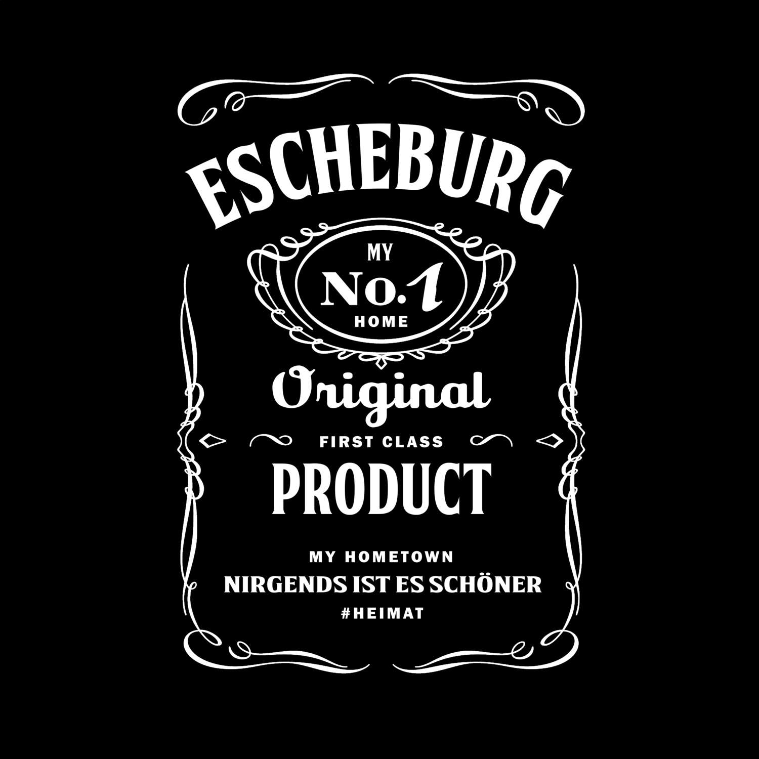 T-Shirt »Jackie« für den Ort »Escheburg«