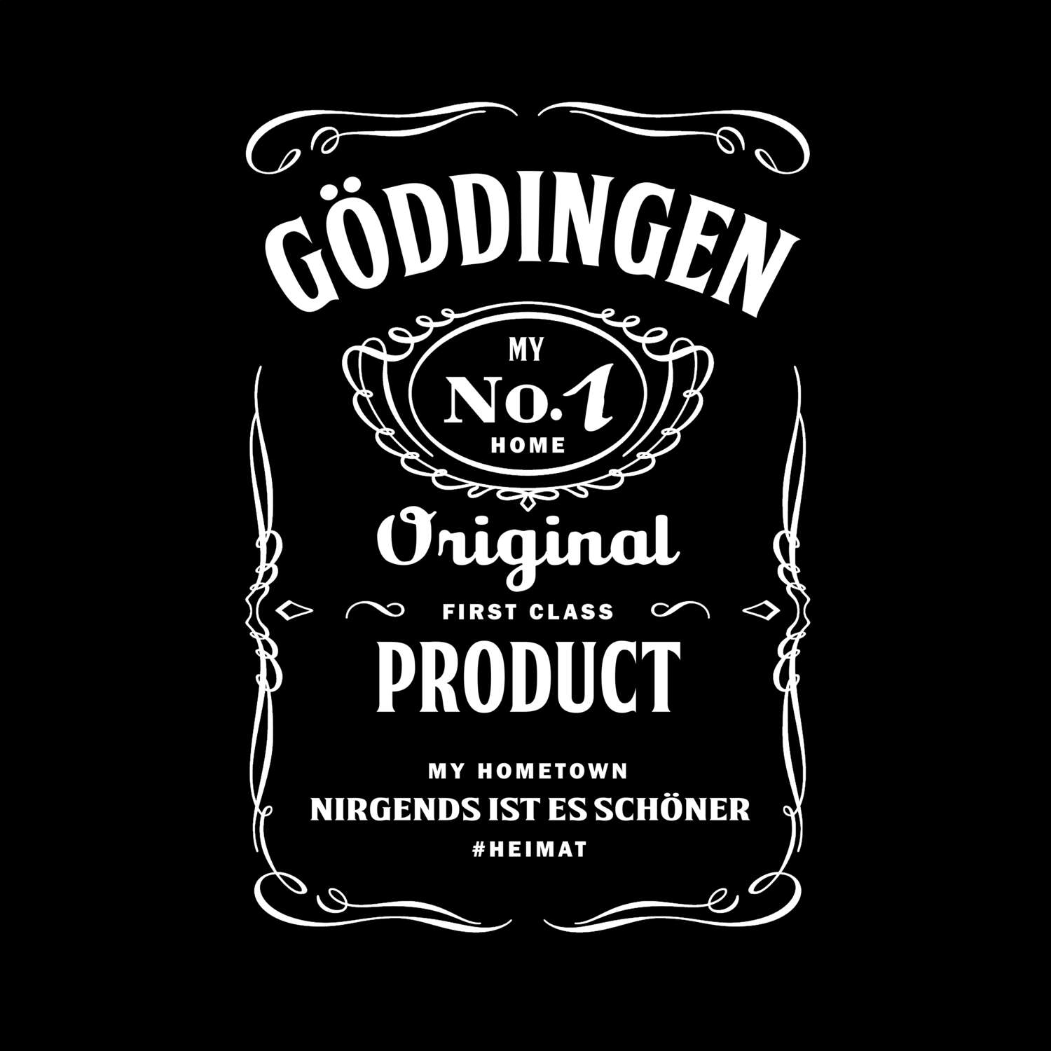 T-Shirt »Jackie« für den Ort »Göddingen«