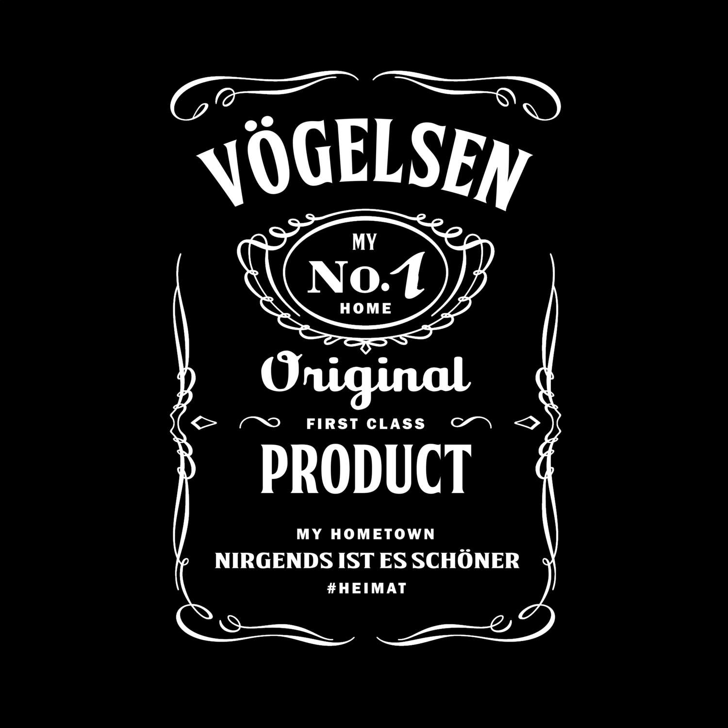 T-Shirt »Jackie« für den Ort »Vögelsen«