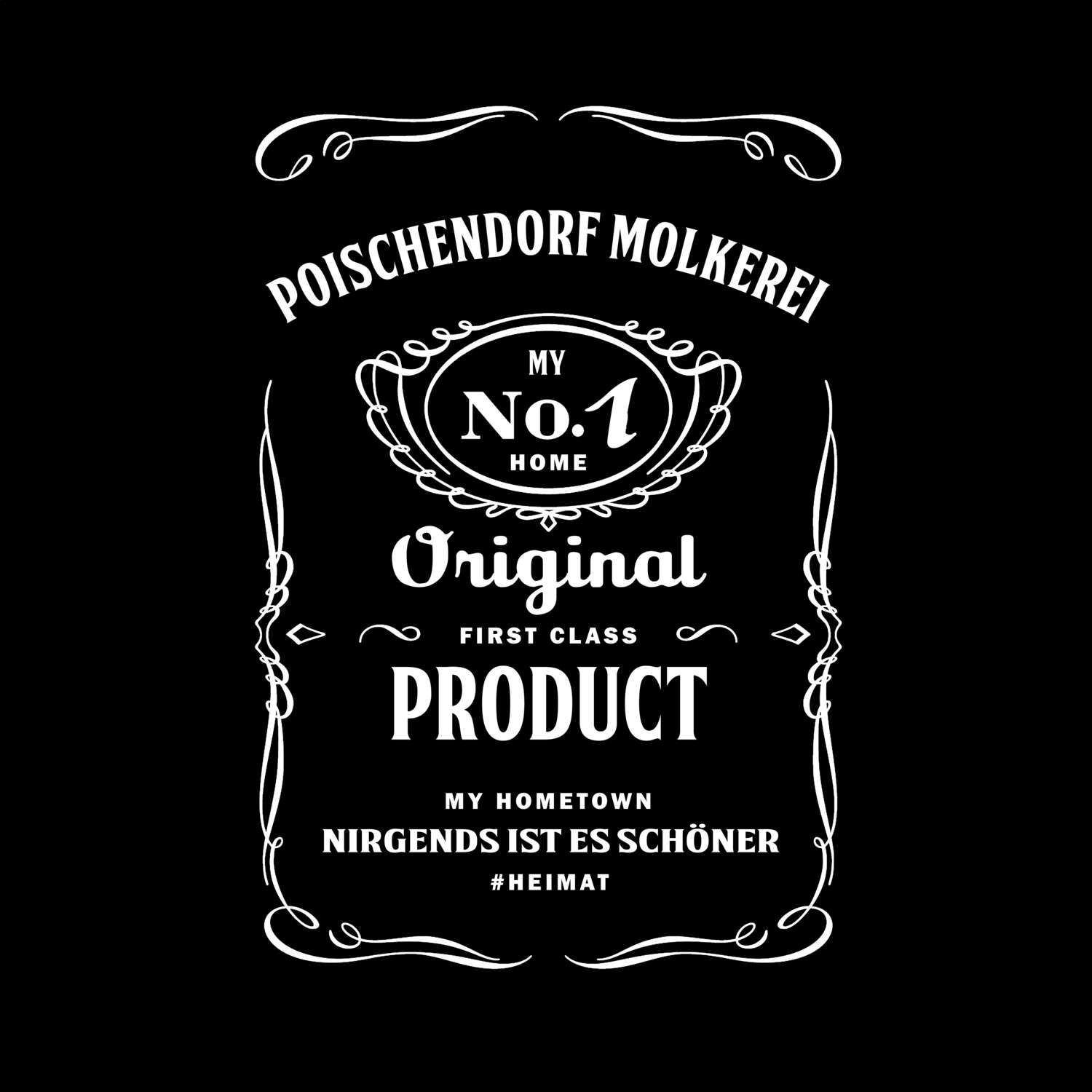 T-Shirt »Jackie« für den Ort »Poischendorf Molkerei«