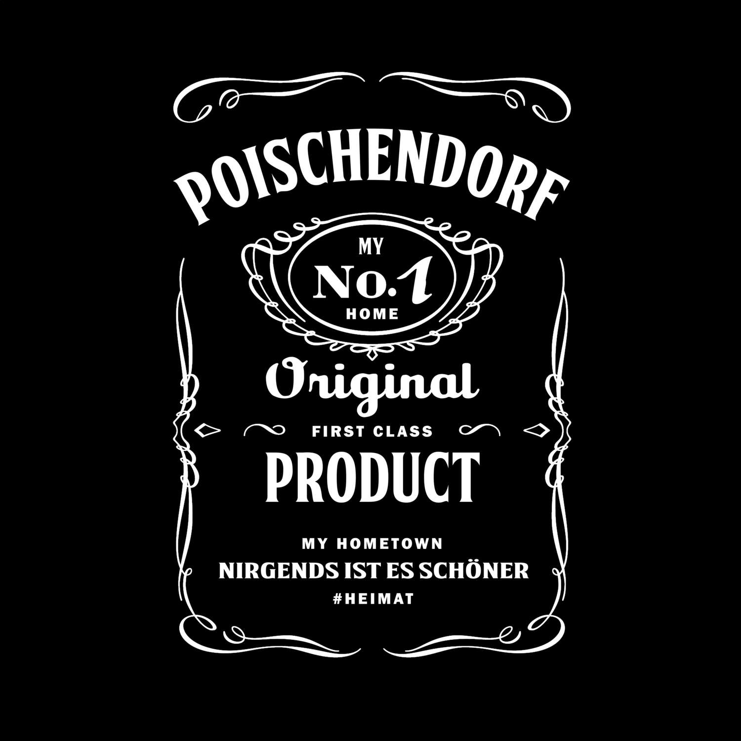 T-Shirt »Jackie« für den Ort »Poischendorf«