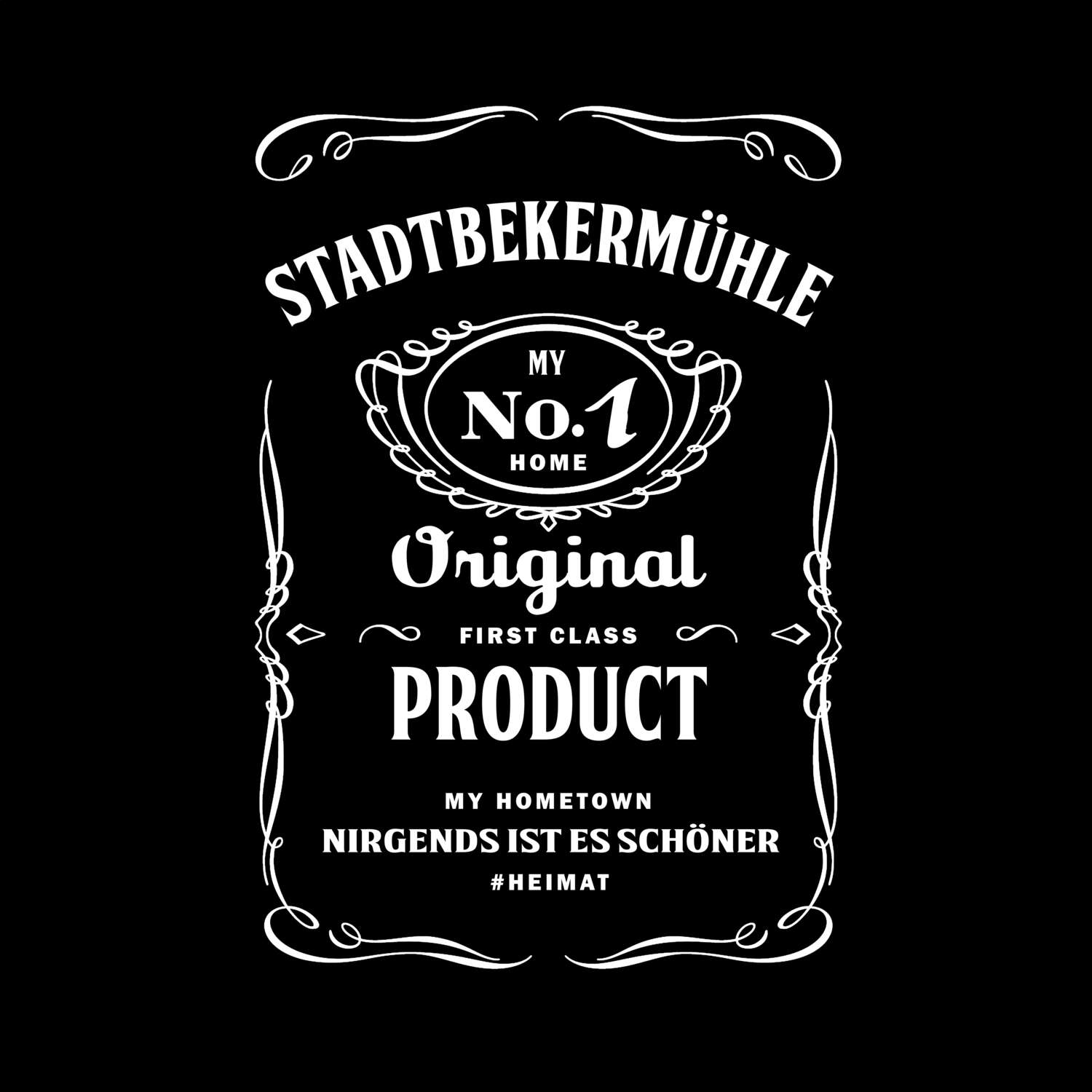 T-Shirt »Jackie« für den Ort »Stadtbekermühle«