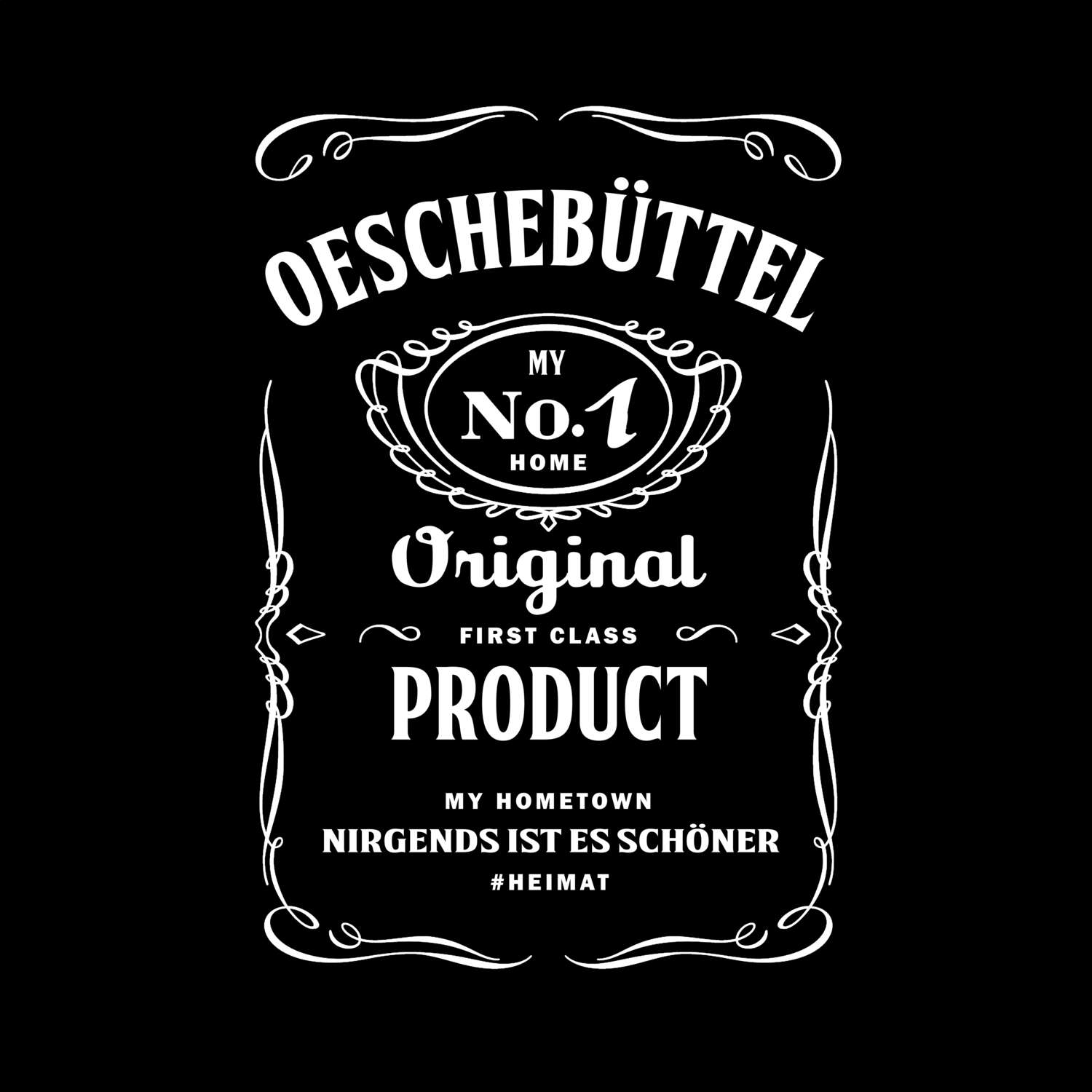 T-Shirt »Jackie« für den Ort »Oeschebüttel«