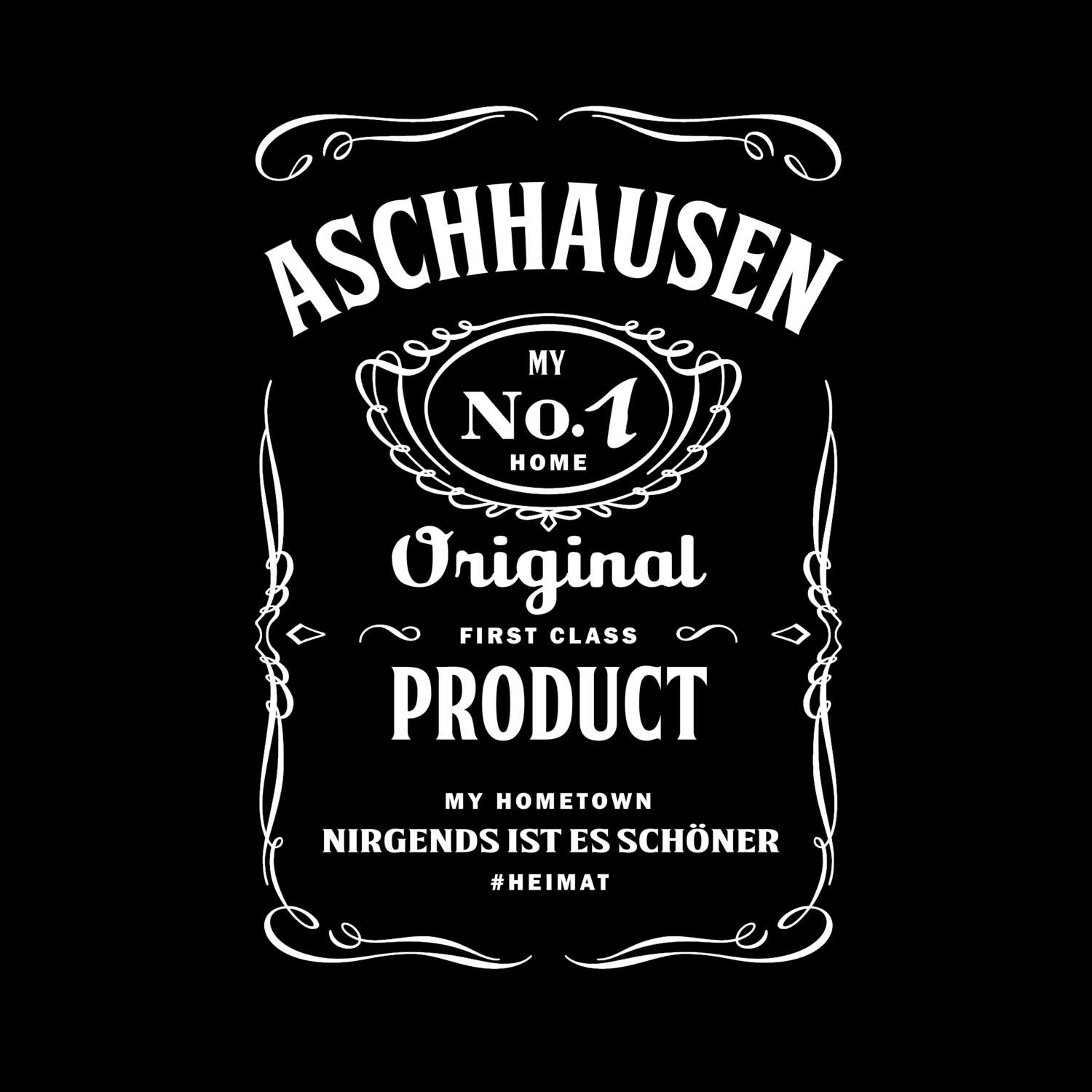 T-Shirt »Jackie« für den Ort »Aschhausen«