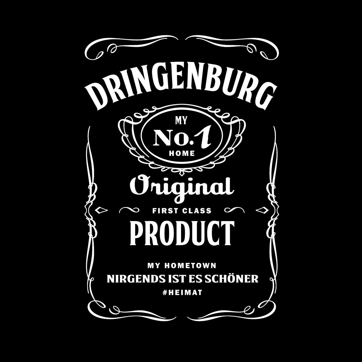 T-Shirt »Jackie« für den Ort »Dringenburg«