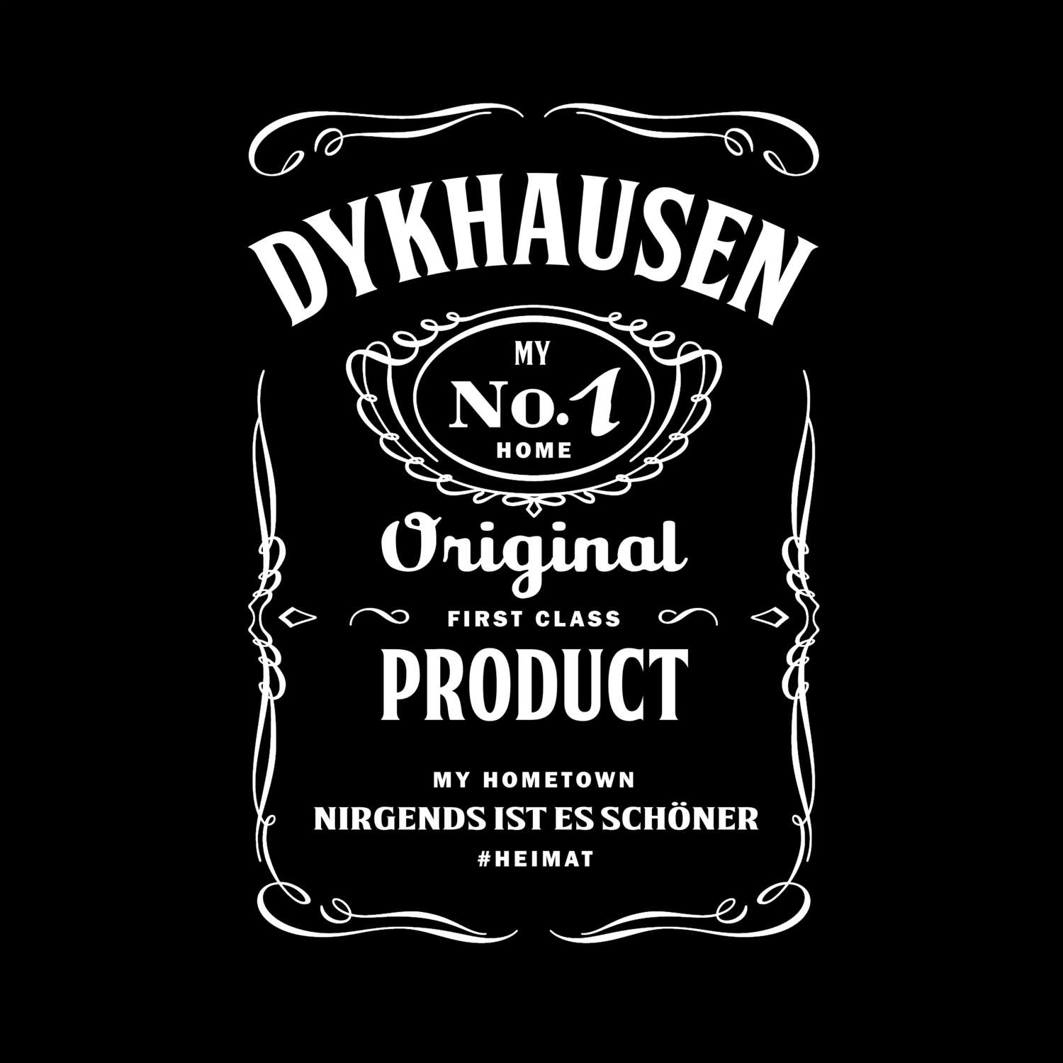 T-Shirt »Jackie« für den Ort »Dykhausen«