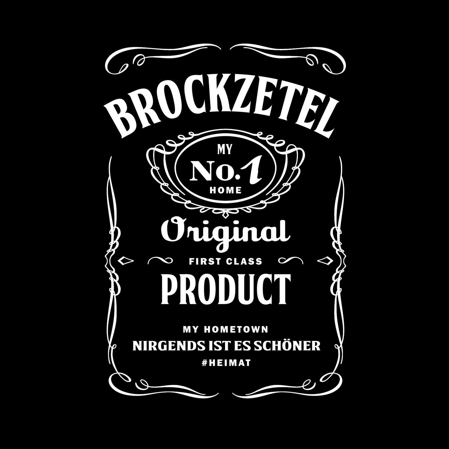 T-Shirt »Jackie« für den Ort »Brockzetel«