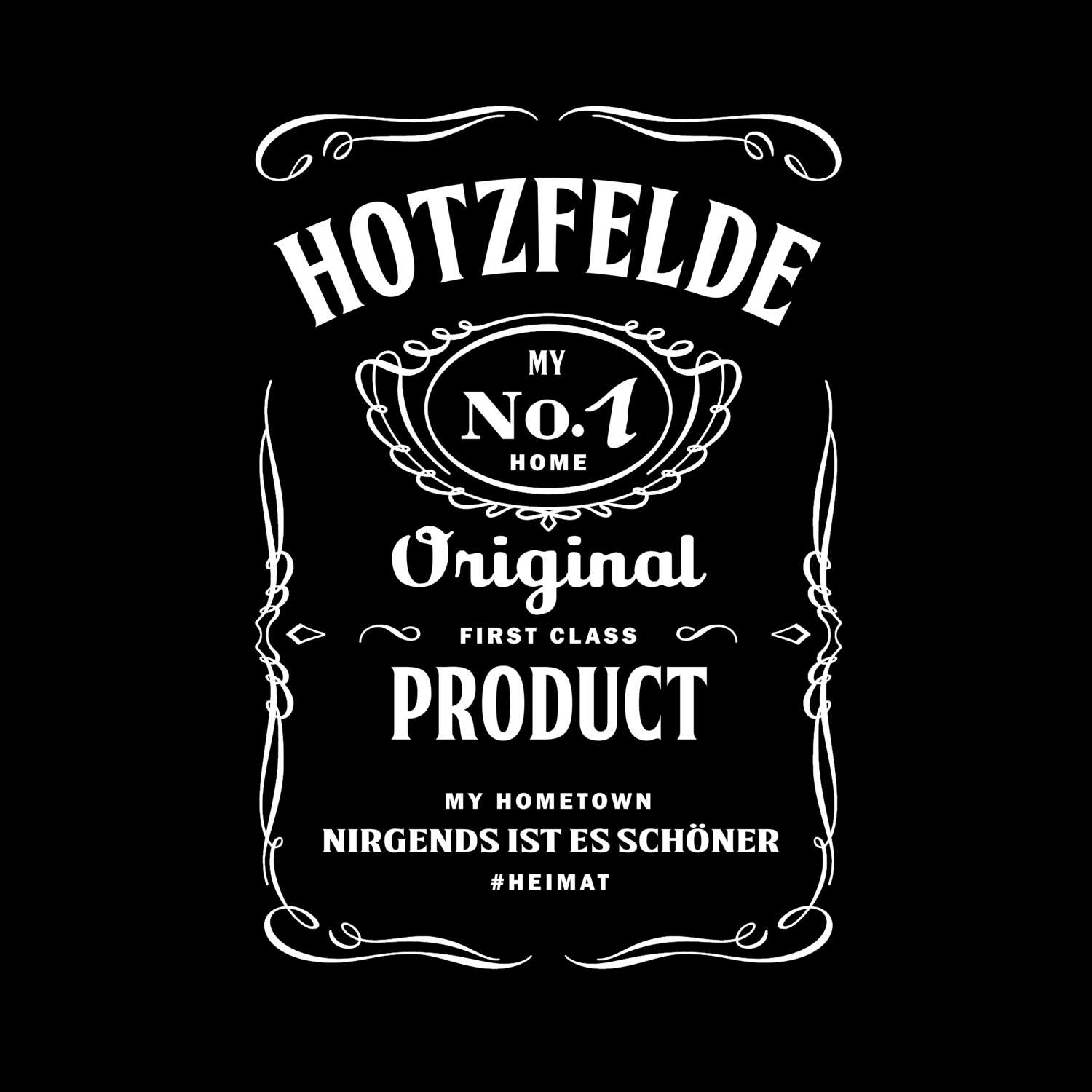 T-Shirt »Jackie« für den Ort »Hotzfelde«