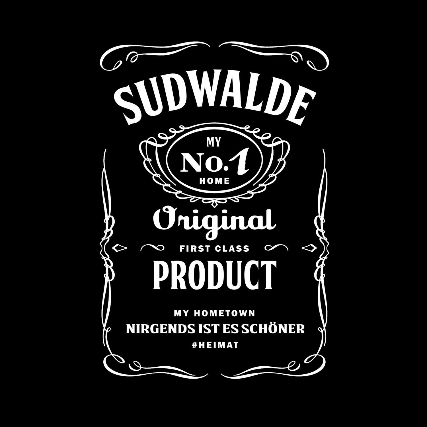 T-Shirt »Jackie« für den Ort »Sudwalde«