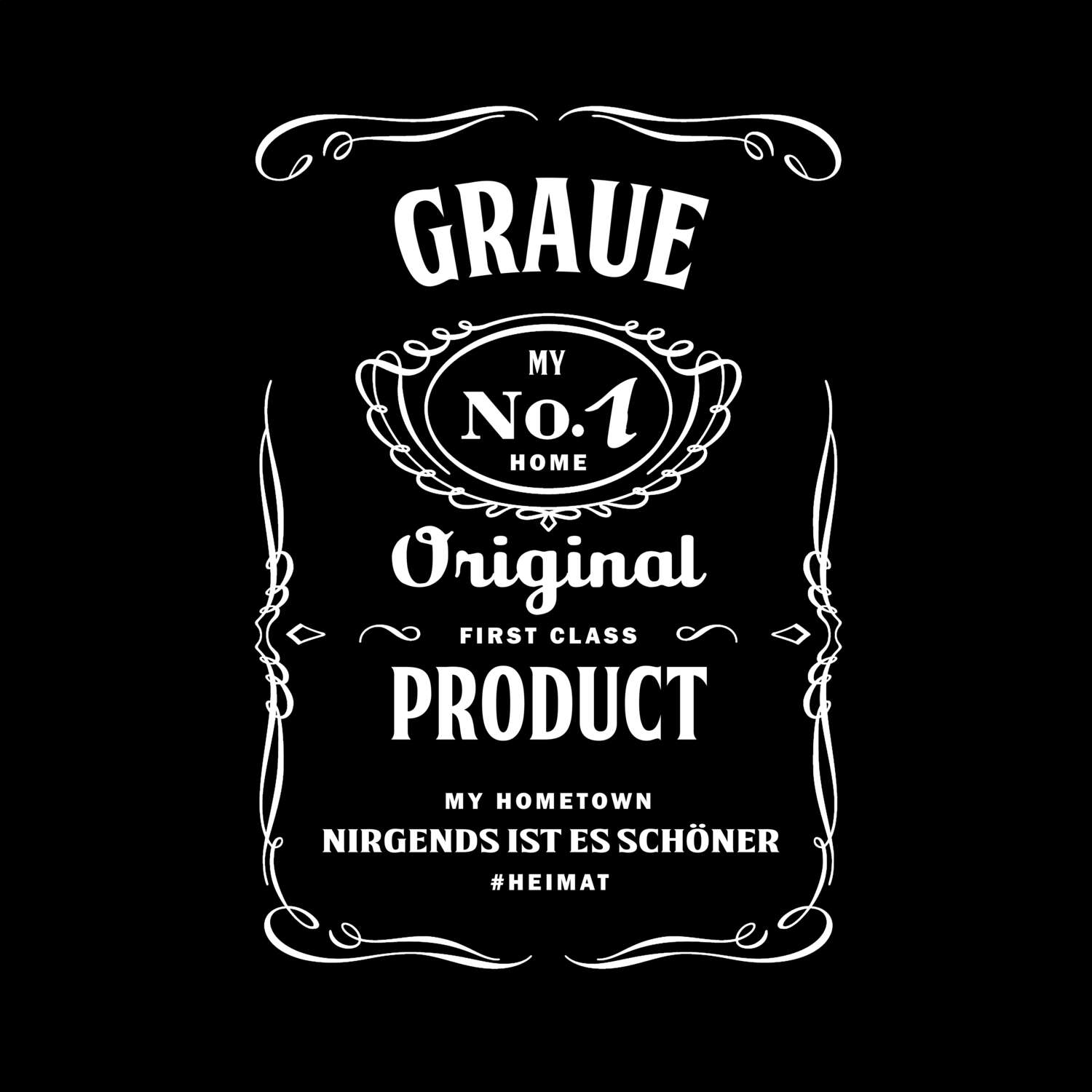 T-Shirt »Jackie« für den Ort »Graue«