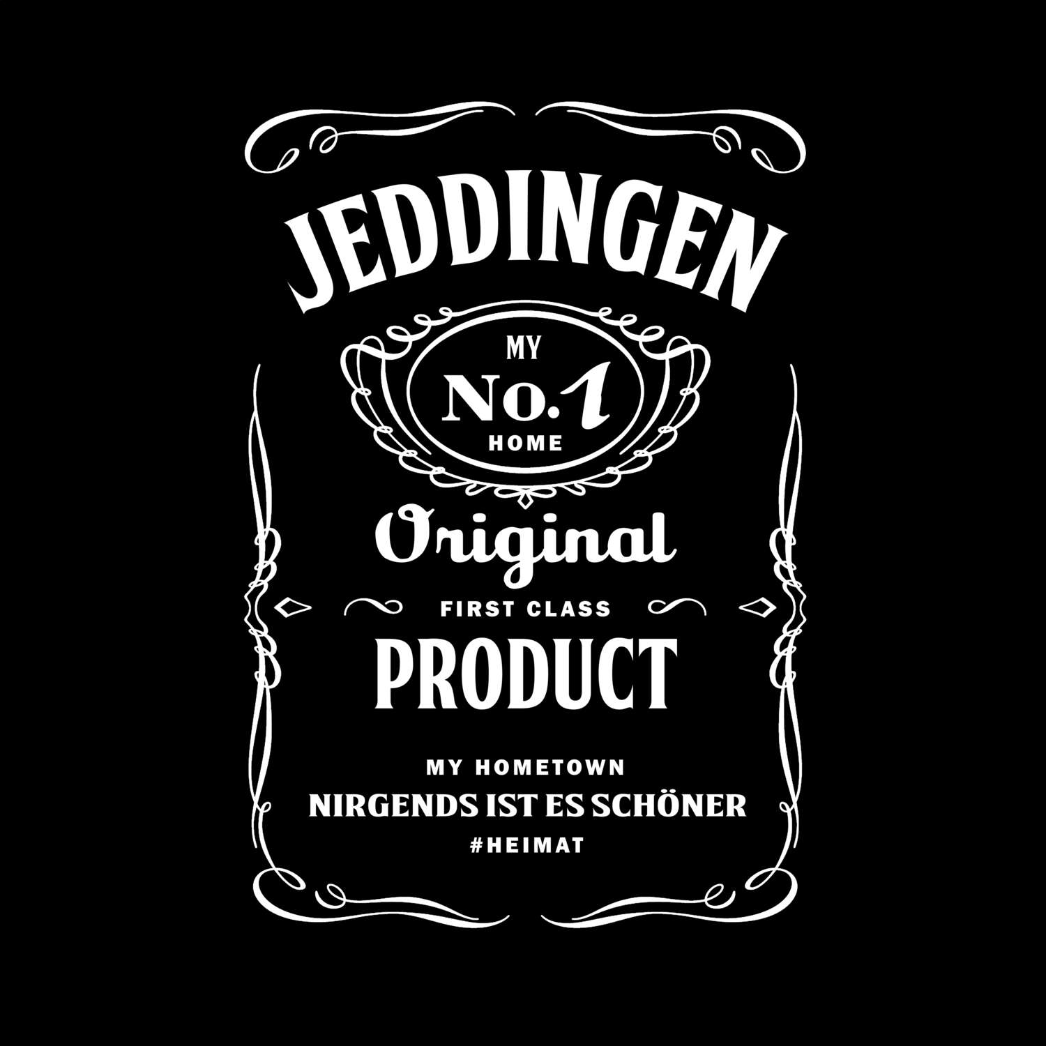 T-Shirt »Jackie« für den Ort »Jeddingen«