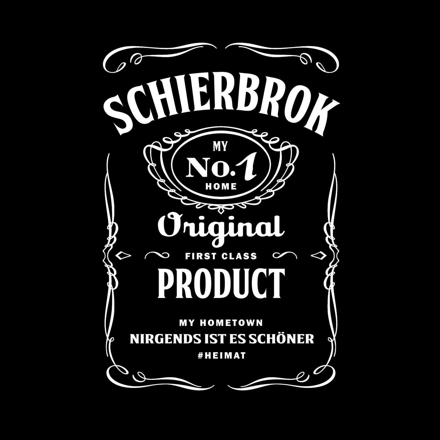 T-Shirt »Jackie« für den Ort »Schierbrok«