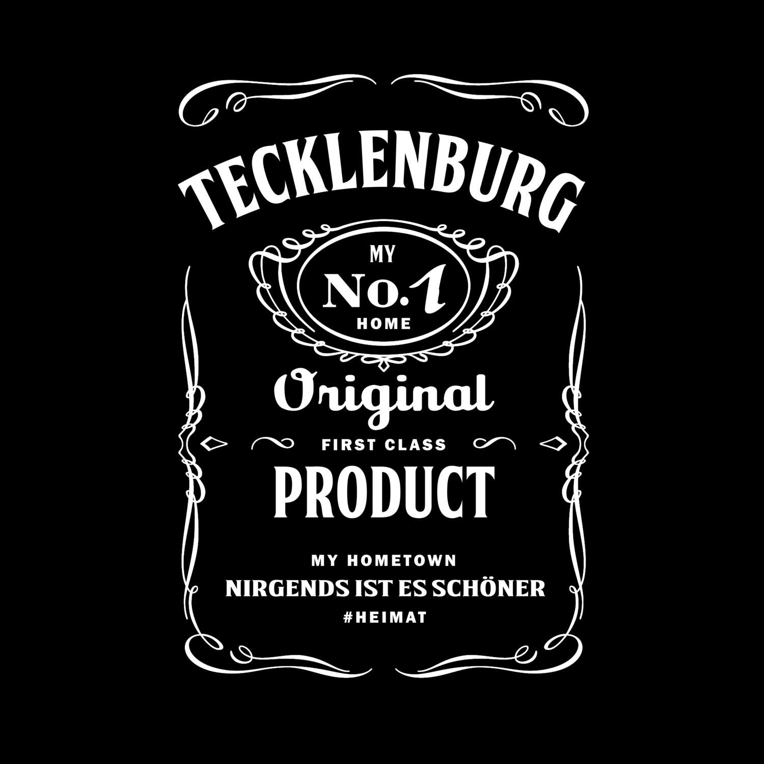 T-Shirt »Jackie« für den Ort »Tecklenburg«