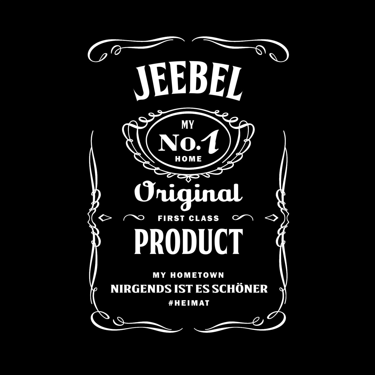 T-Shirt »Jackie« für den Ort »Jeebel«