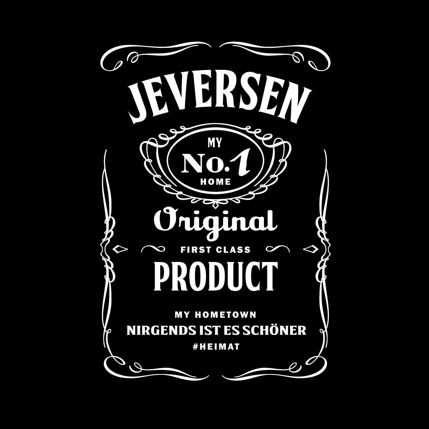 T-Shirt »Jackie« für den Ort »Jeversen«