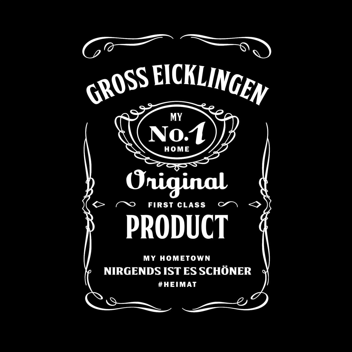 T-Shirt »Jackie« für den Ort »Groß Eicklingen«