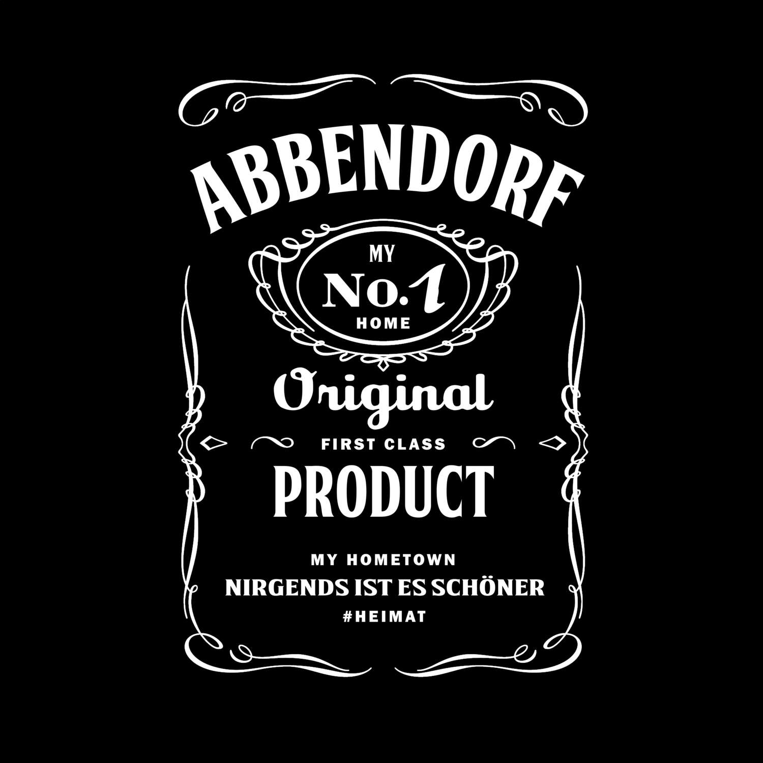 T-Shirt »Jackie« für den Ort »Abbendorf«