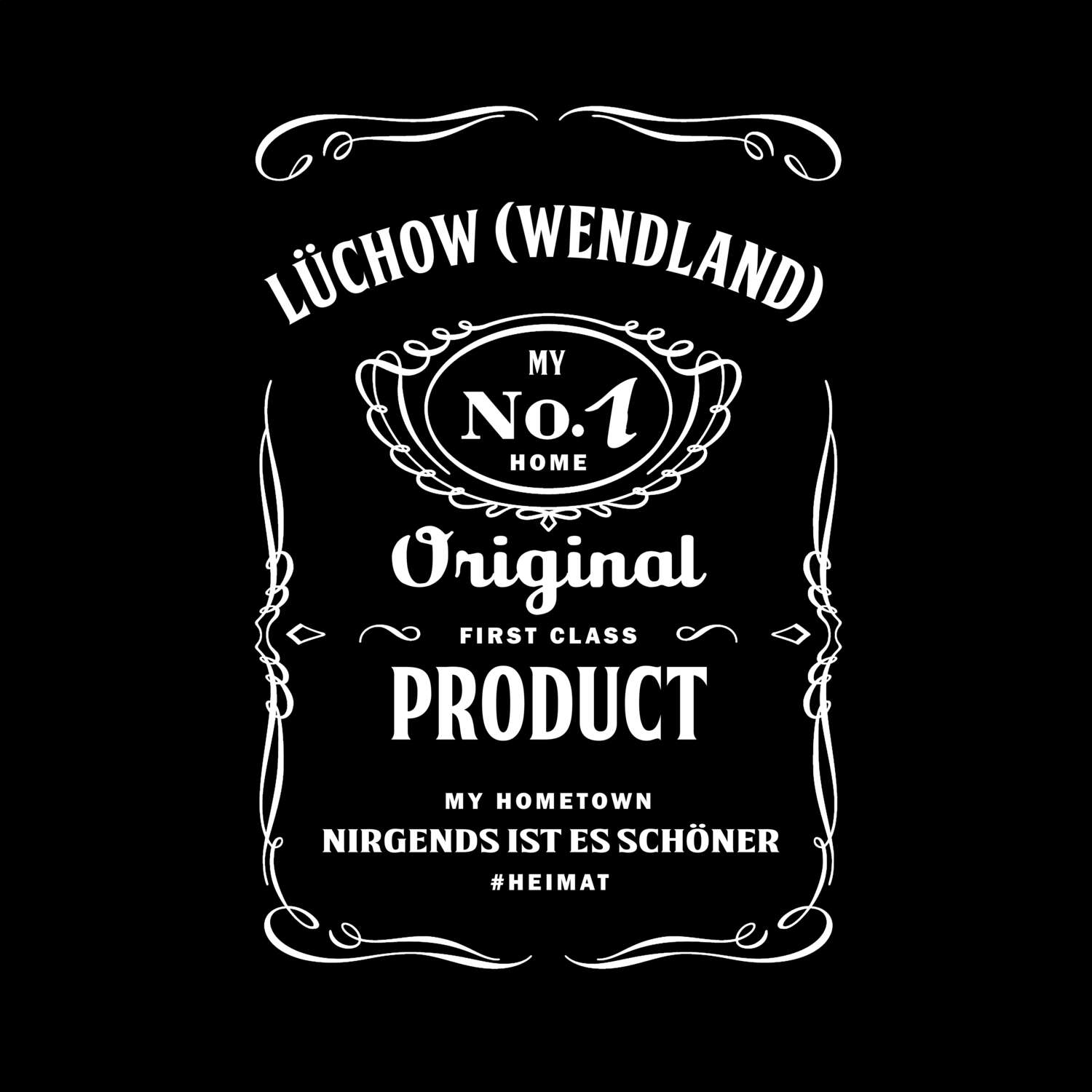 T-Shirt »Jackie« für den Ort »Lüchow (Wendland)«