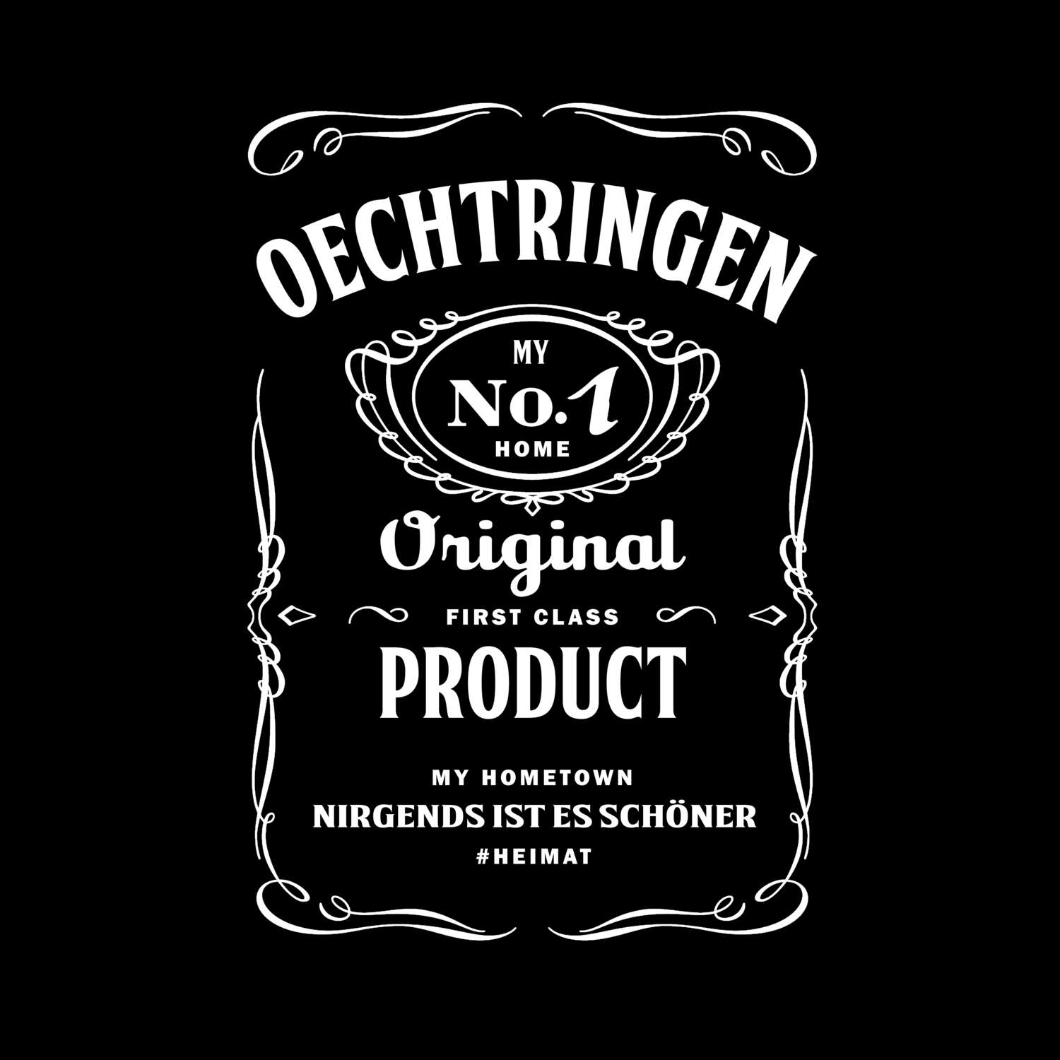 T-Shirt »Jackie« für den Ort »Oechtringen«